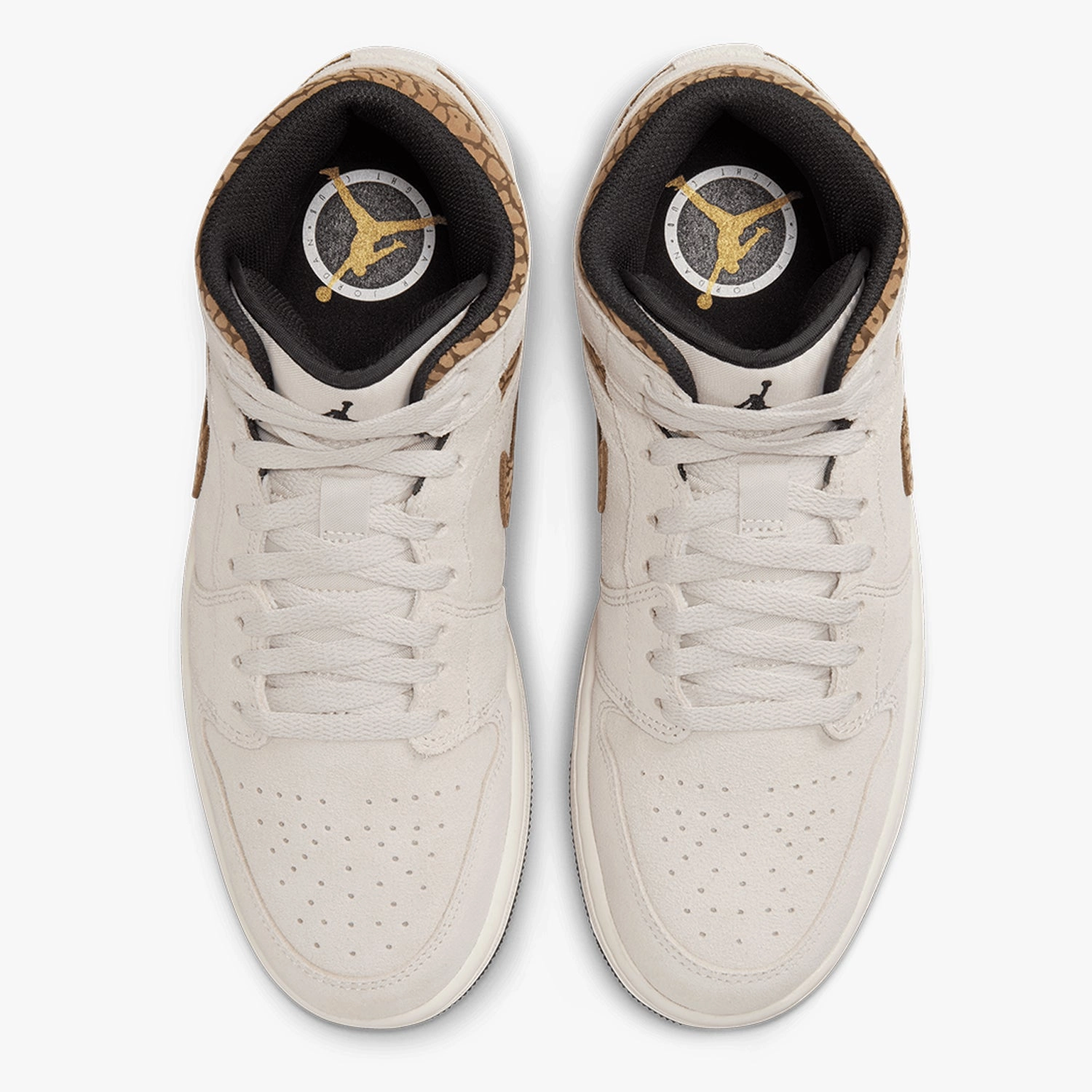 Deflorence Sneakers Men's Air Jordan 1 Mid SE "Brown Elephant"