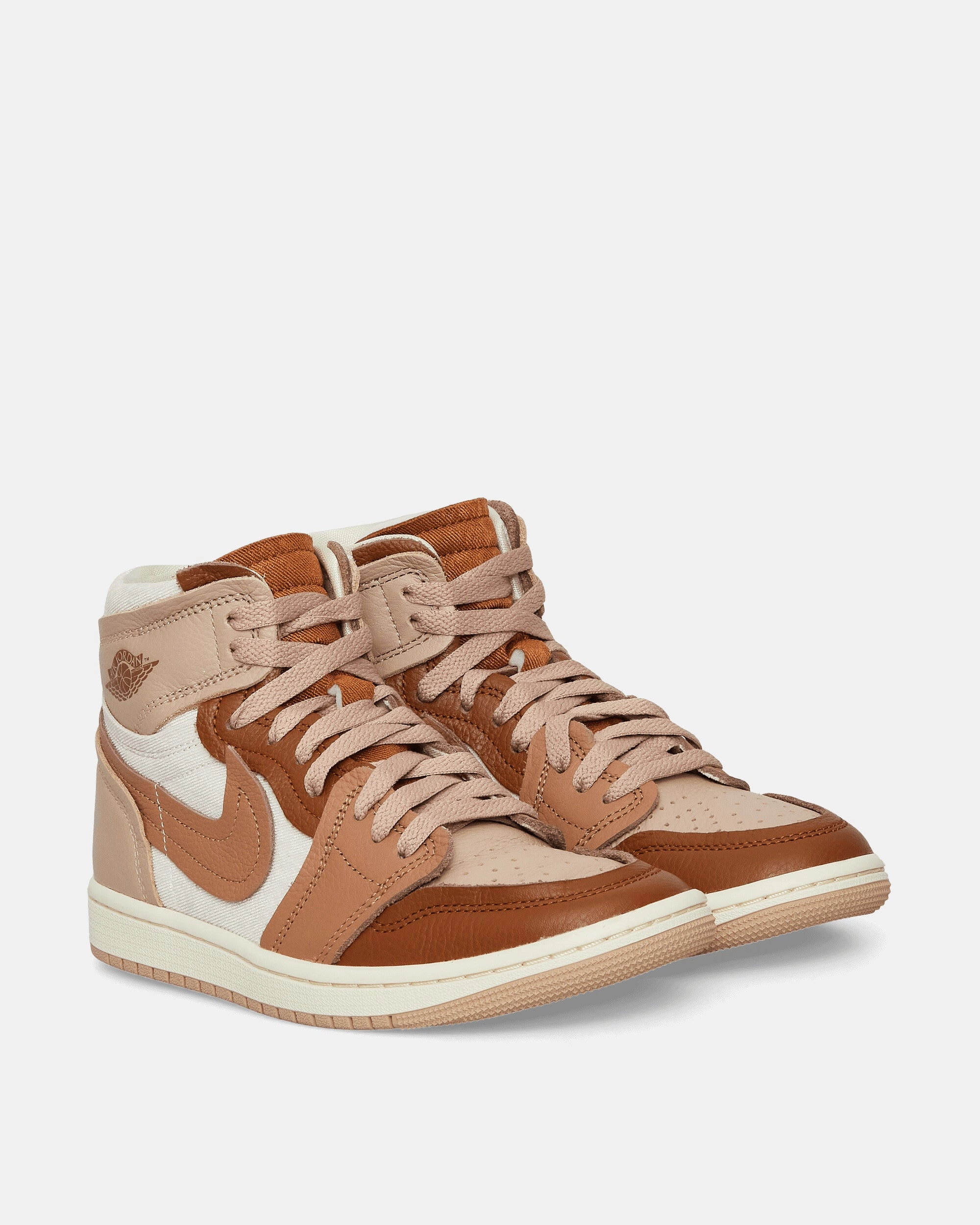 Women's Air Jordan 1 High Method of Make Sneakers Legend Mid Brown Sneakers Yeezy