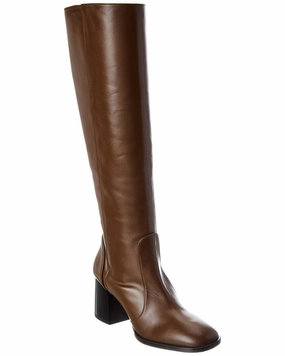 Crocs Rain Boots Stuart Weitzman Nola Leather Knee-High Boot