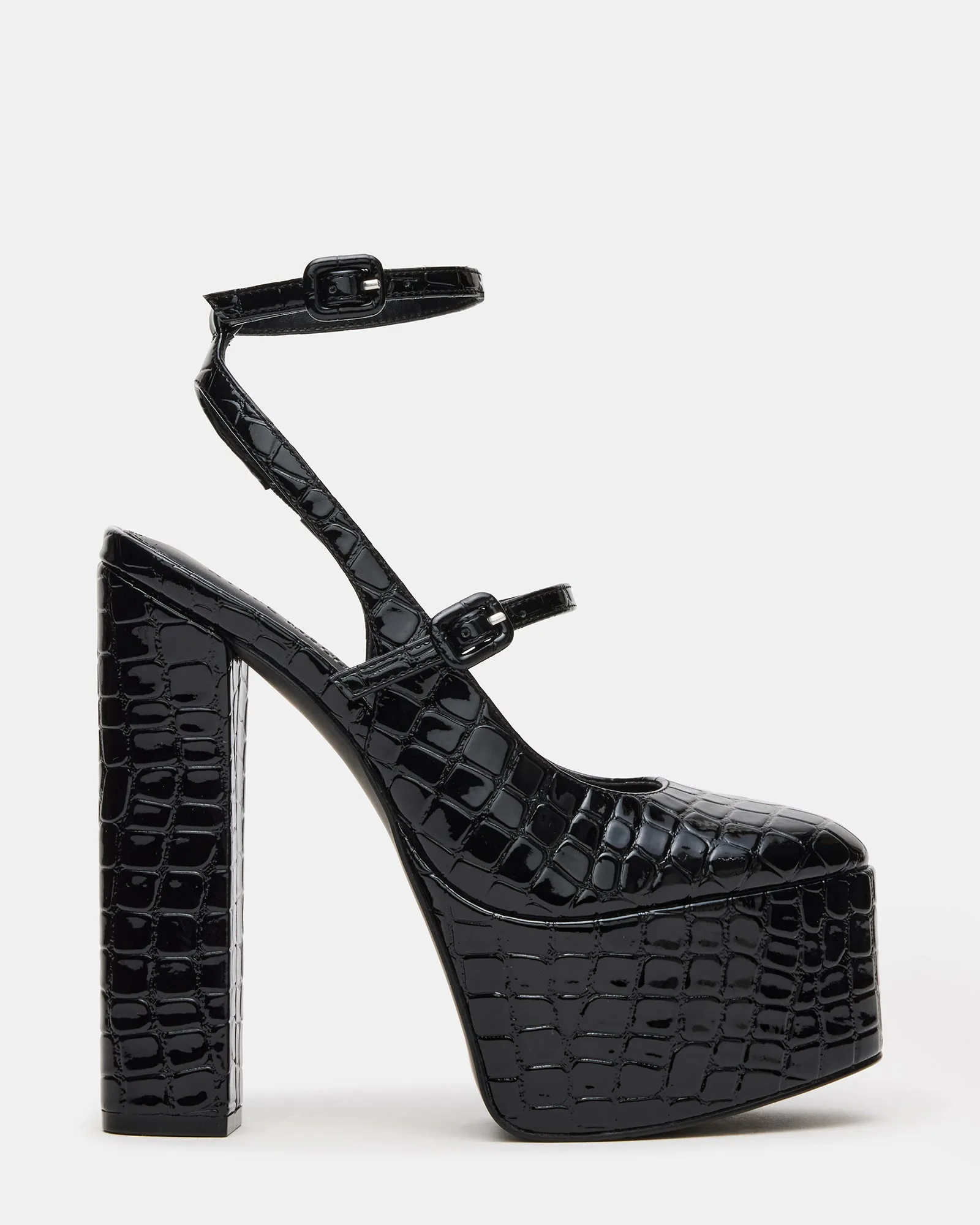 SCOTLYN BLACK CROCODILE X Ray Of High Heels