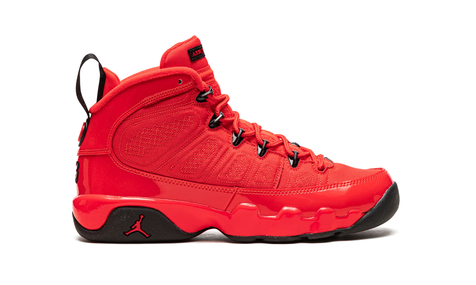 Air Jordan 9 Retro GS "Chile Red" Women Chunky Sneakers