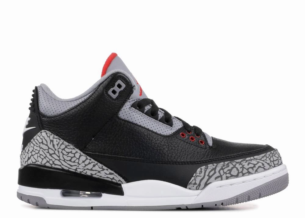 Nike Air Jordan 3 Retro OG 'Black Cement' 2018 Best Slip On Sneakers