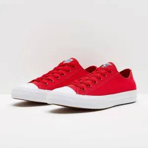 Casual Fashion Breathable Canvas Shoes Converse Chuck Taylor All Star 2 OX Low Top Salsa Red