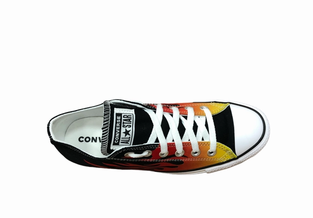 Converse All Star Chuck Taylor Ctas OX Uomo Tela 166259C | Sneakers fiamme nera Lanvin Curb Sneakers Sale