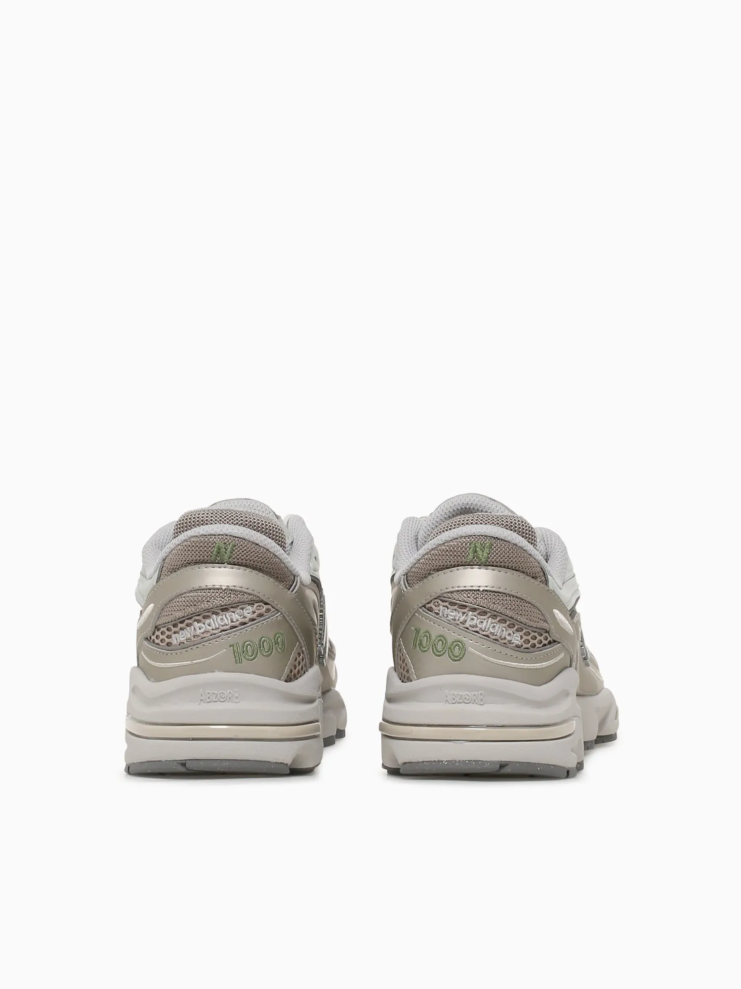 1000 Silver Metalic Leather Casual Shoes Leather