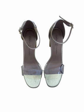 Casual Shoes With White Soles Shoes Heels Block By Chinese Laundry In Gold, Size: 8.5