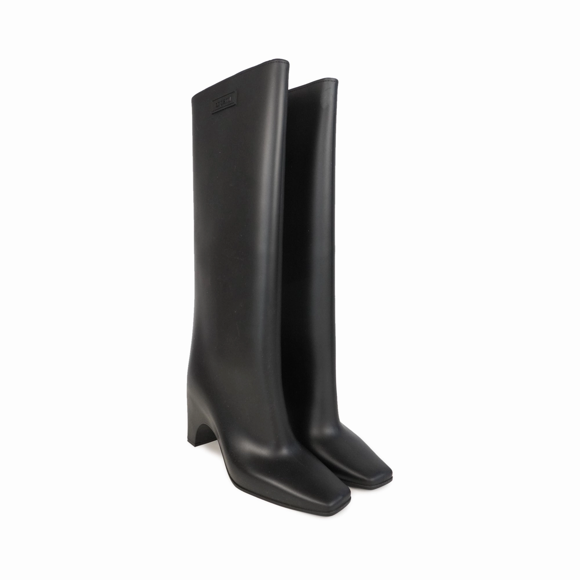 Ladies Black Boots Knee High Coperni 'Bridge' Boots - Women's 39