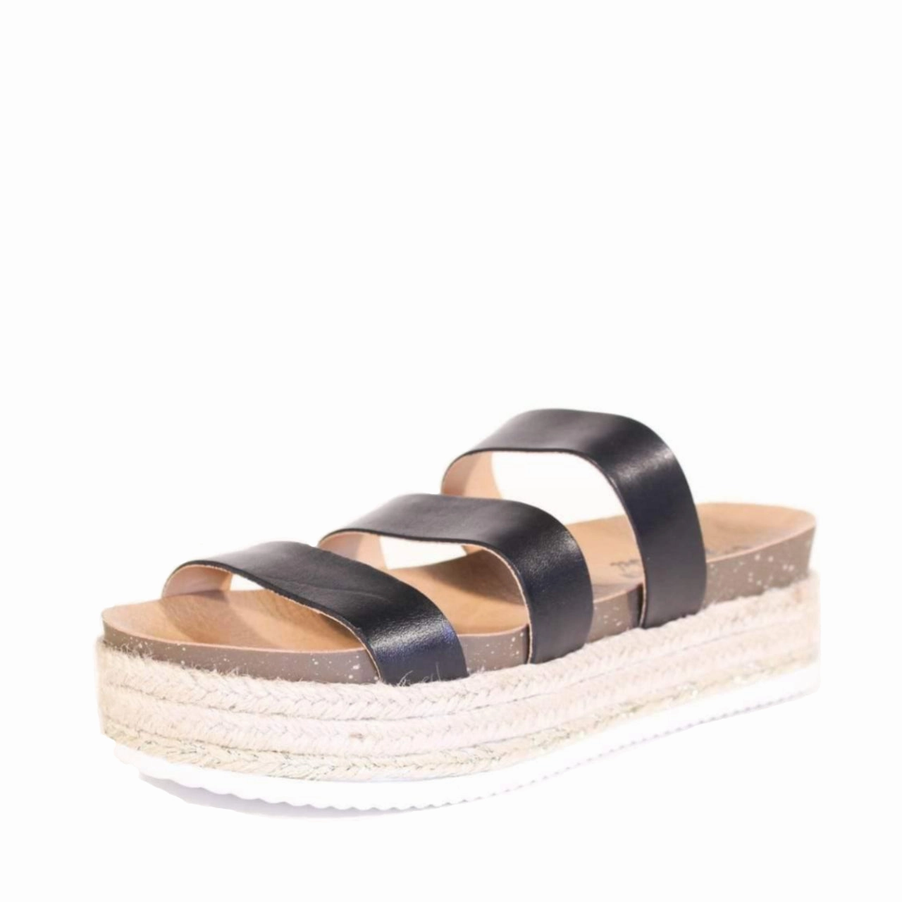 Leather Strap Sandals Costa Platform Slides