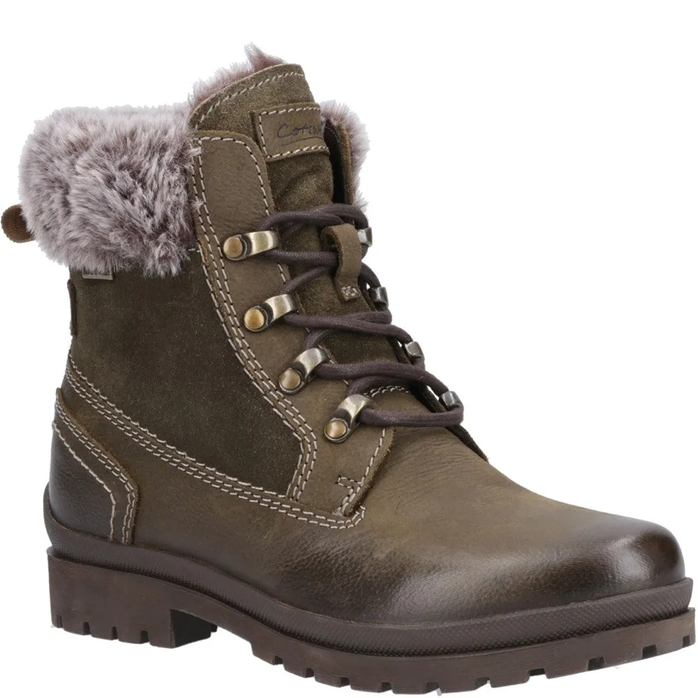 Cotswold Evenlode Ankle Boots Green Boots Mt Everest