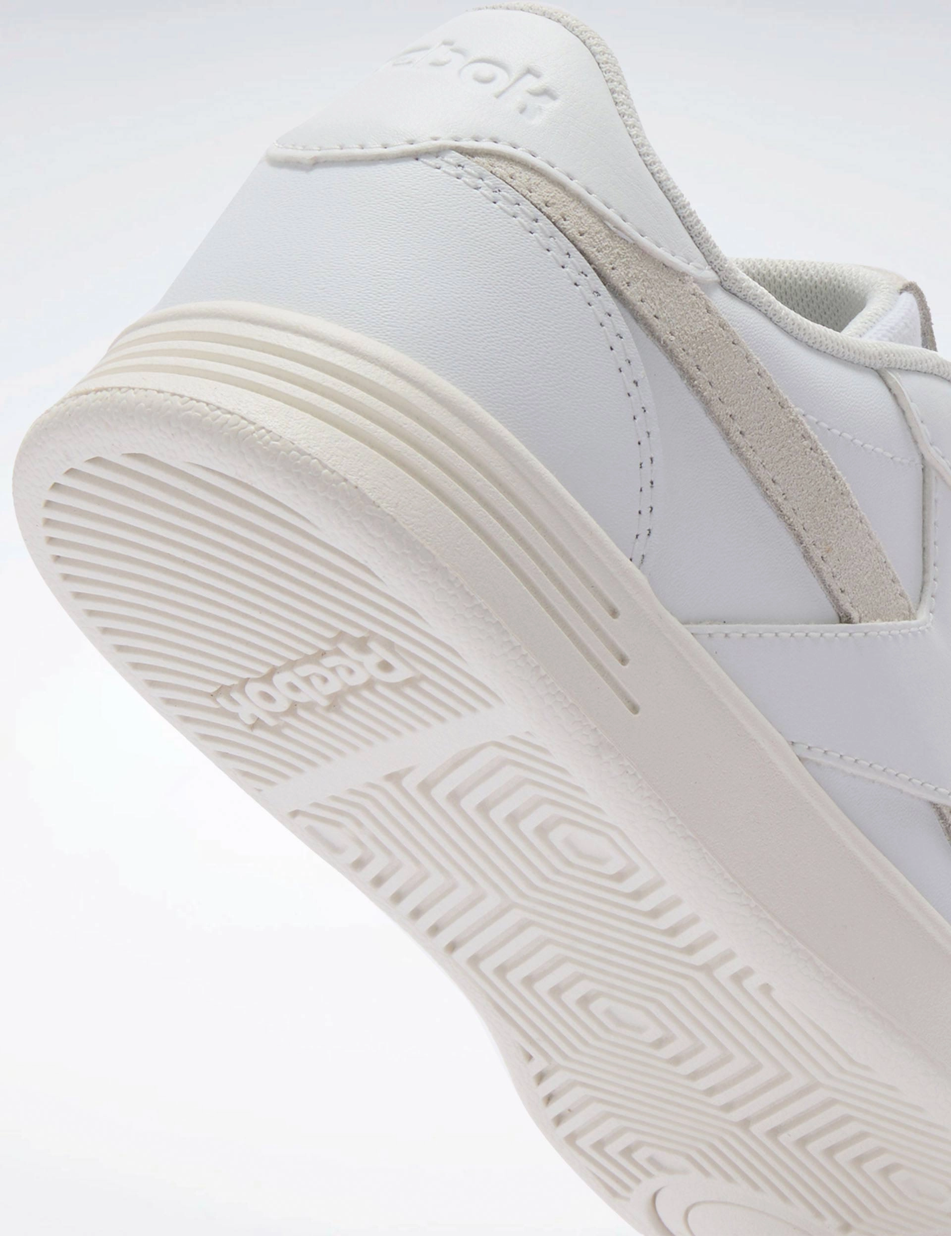 Court Advance Shoes - White/Barely Grey/Chalk Moc Toe Slip On Shoes