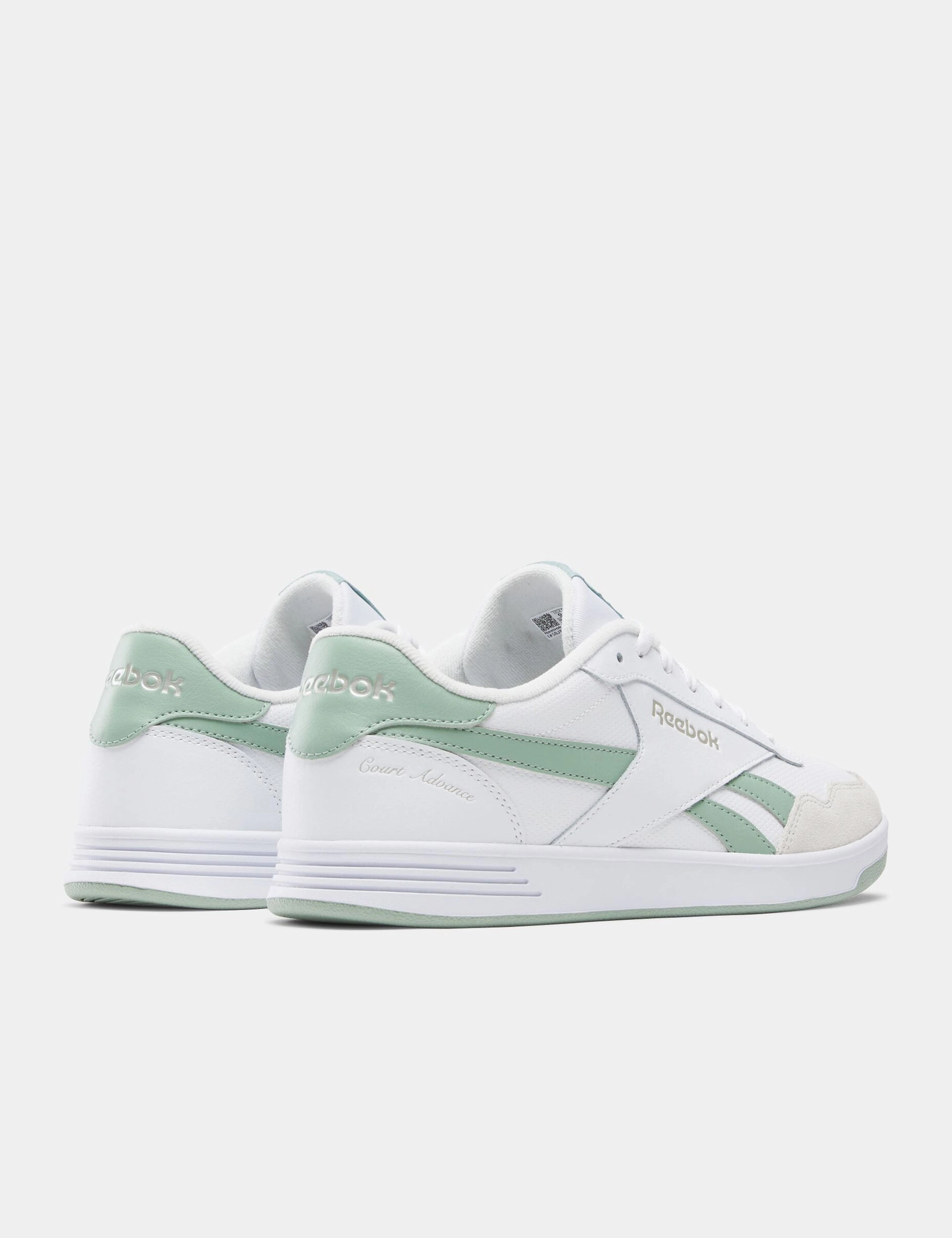 Court Advance Shoes - White/Hybrid Green/Barely Grey Chanel Casual Shoes