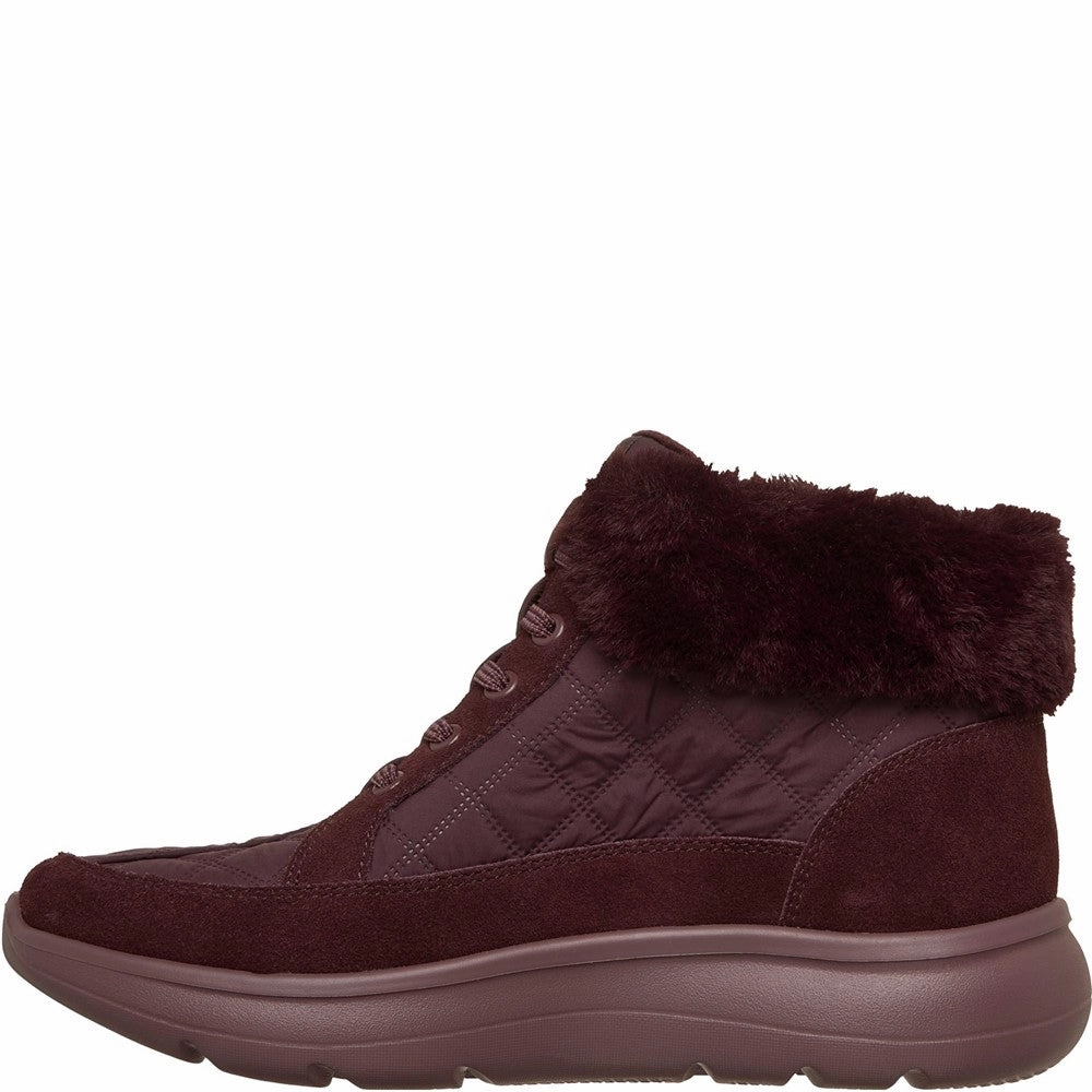 Skechers On-The-Go Encore Elisa Boots Rough Out Cowboy Boots