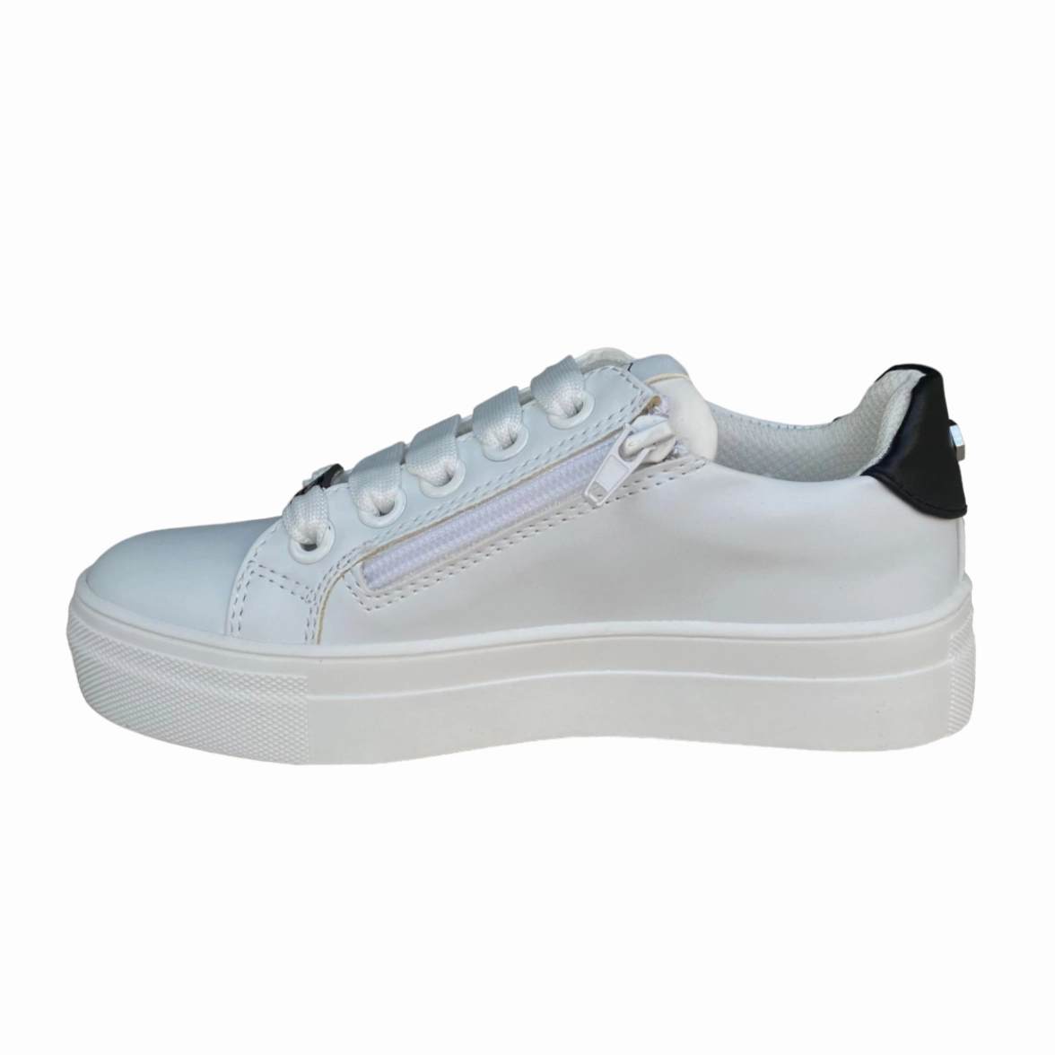 Cult scarpa sneakers da bambina T-011 bianco-nero Range Exp Low-top Sneakers