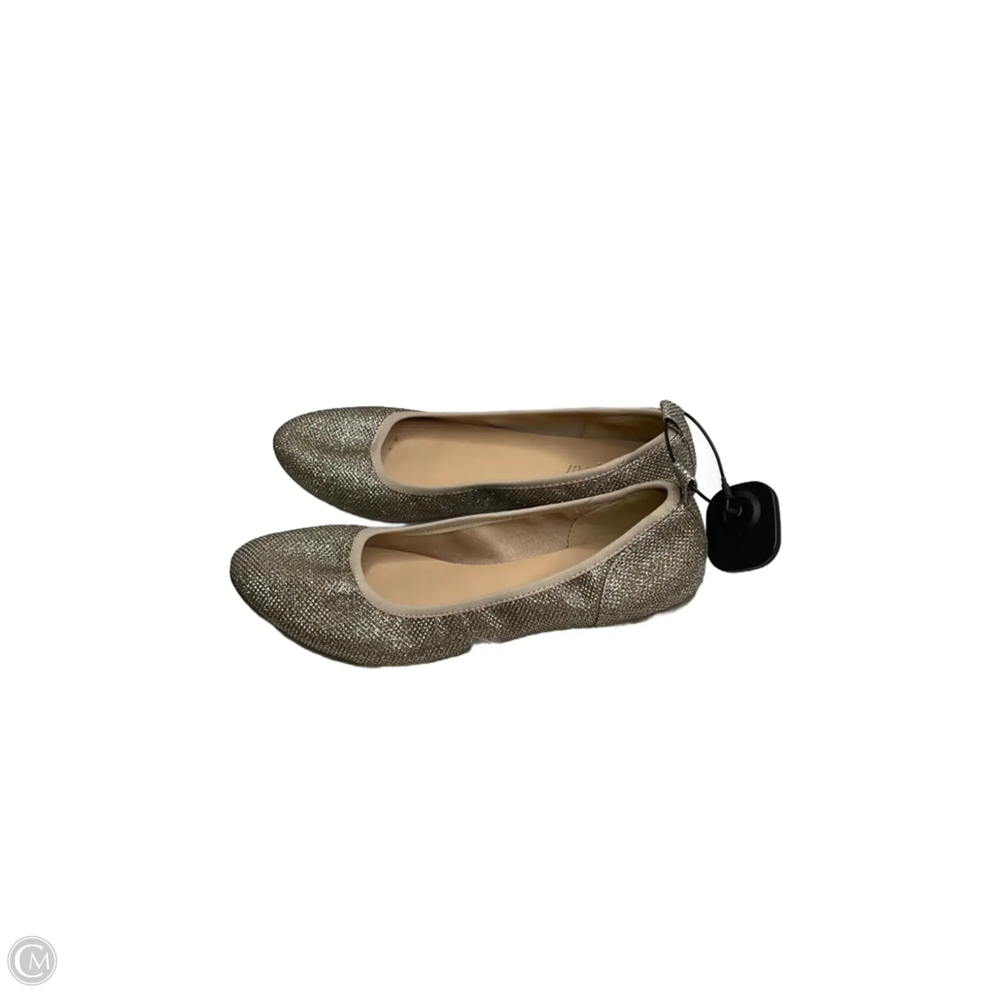 Shoes Flats By Xappeal In Gold, Size: 8 Everyday Business Casual Shoes
