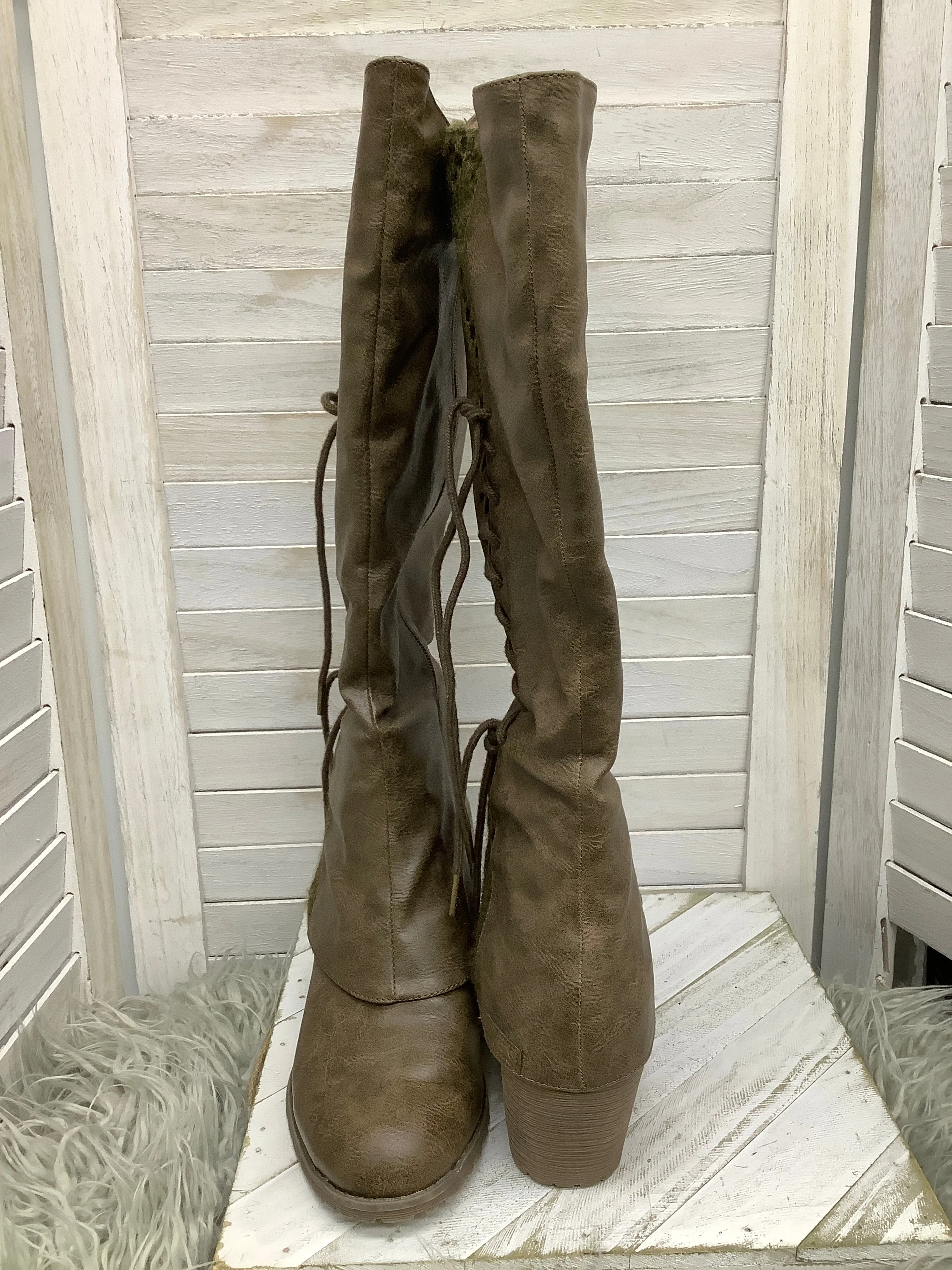 Boots Knee Heels By Clothes Mentor  Size: 11 Stiletto Western Boots