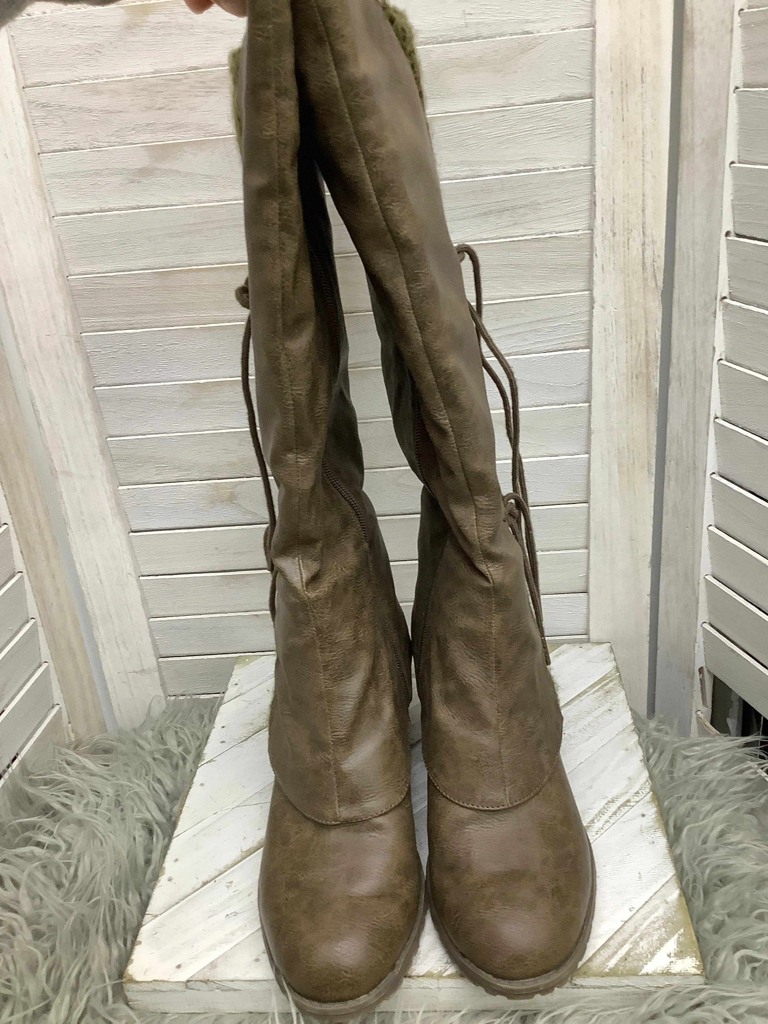 Boots Knee Heels By Clothes Mentor  Size: 11 Stingray Western Boots