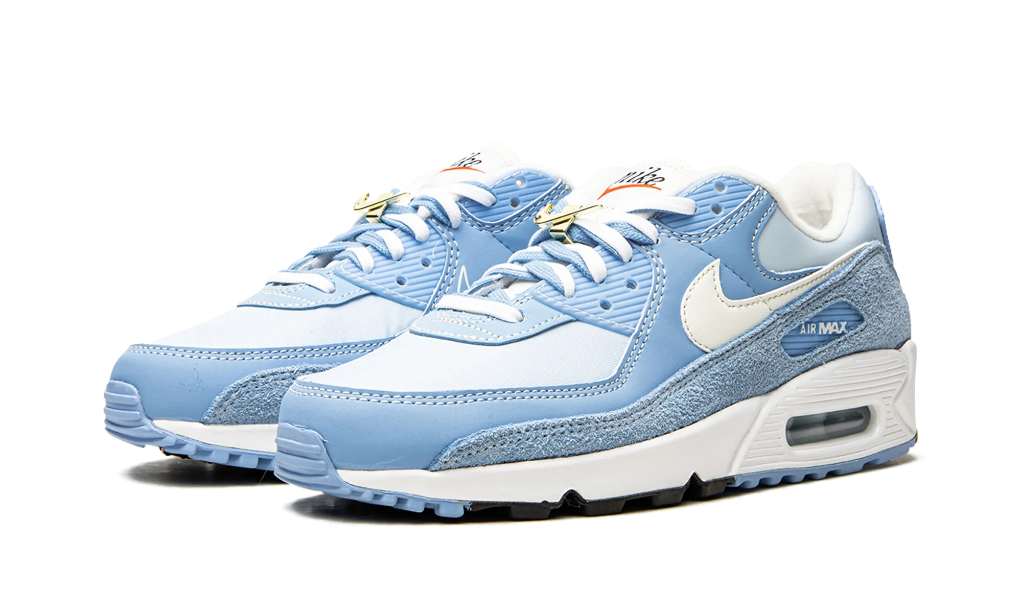 Nike Alonzo Mourning Shoes AIR MAX 90 SE WMNS "First Use University Blue"