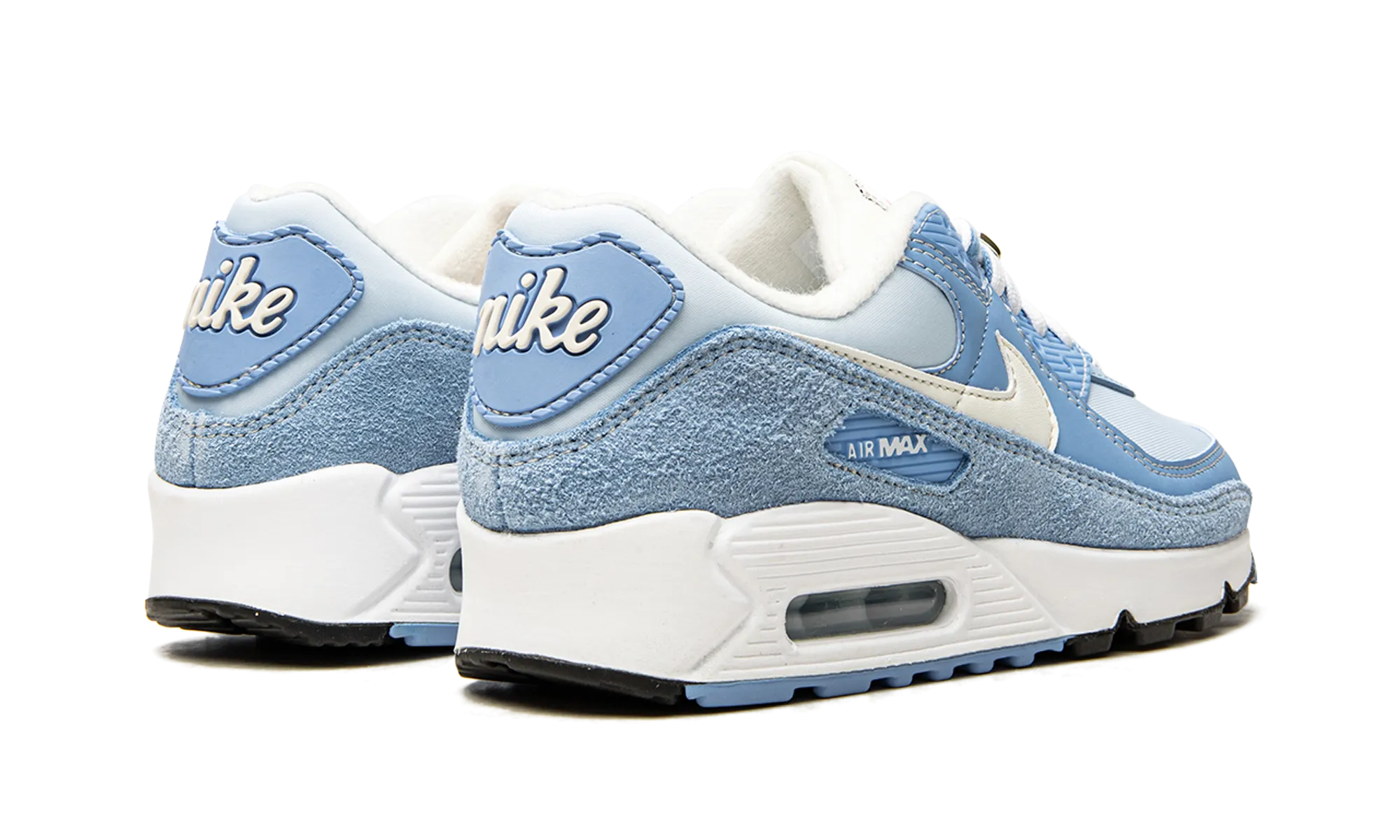 AIR MAX 90 SE WMNS "First Use University Blue" Olive Green Nike Shoes