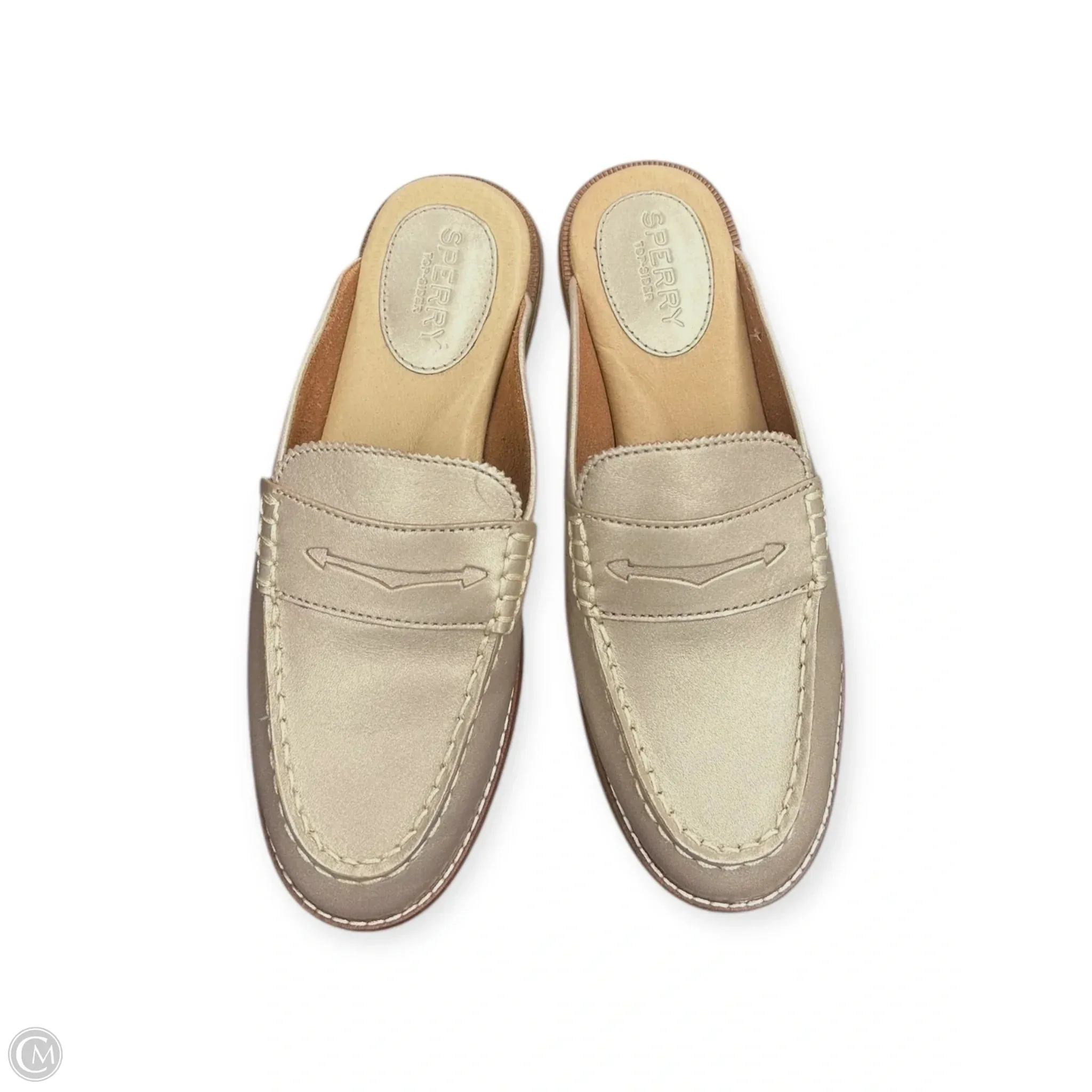 Shoes Flats By Sperry In Gold, Size: 6 Rhinestone Casual Shoes