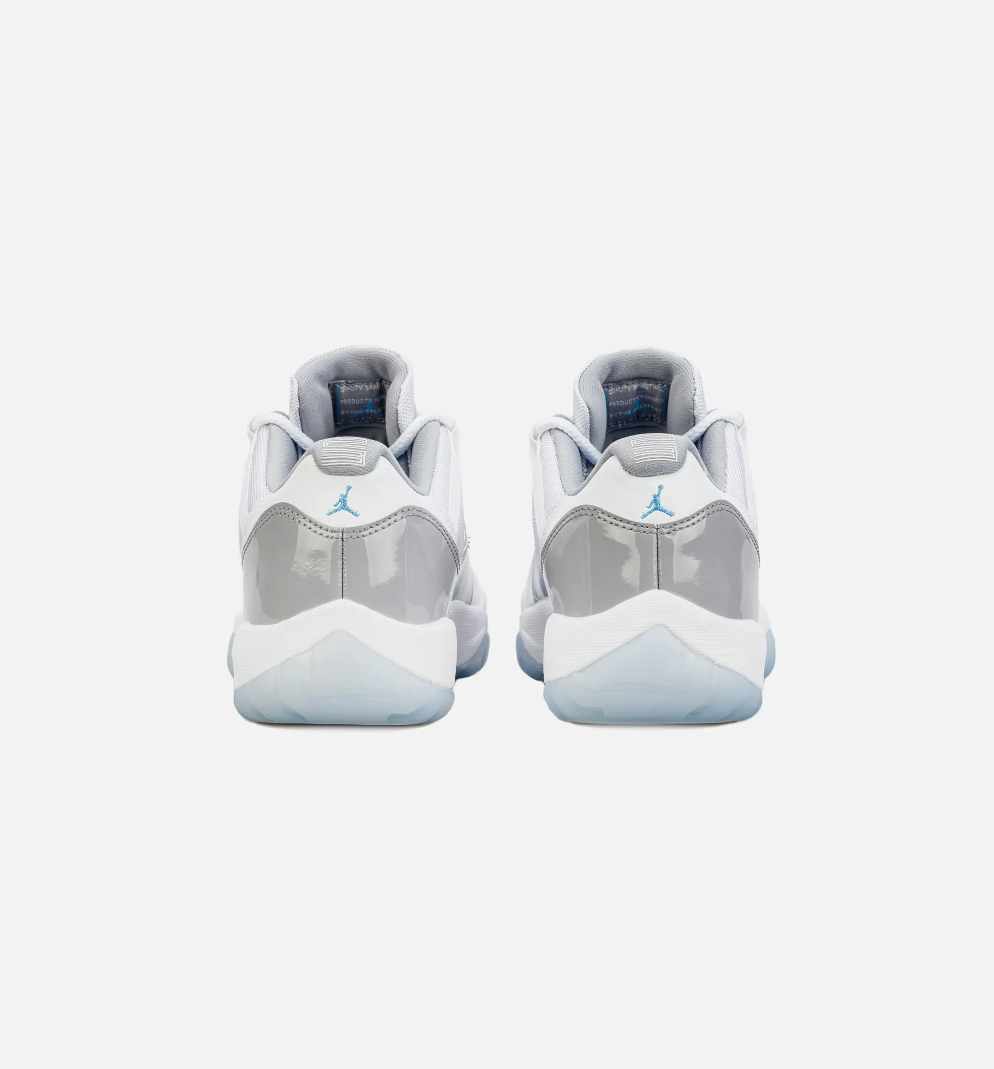 Glow In The Dark Sneakers Air Jordan 11 Retro Low Cement Grey Mens Basketball Shoe - Grey/White Free Shipping