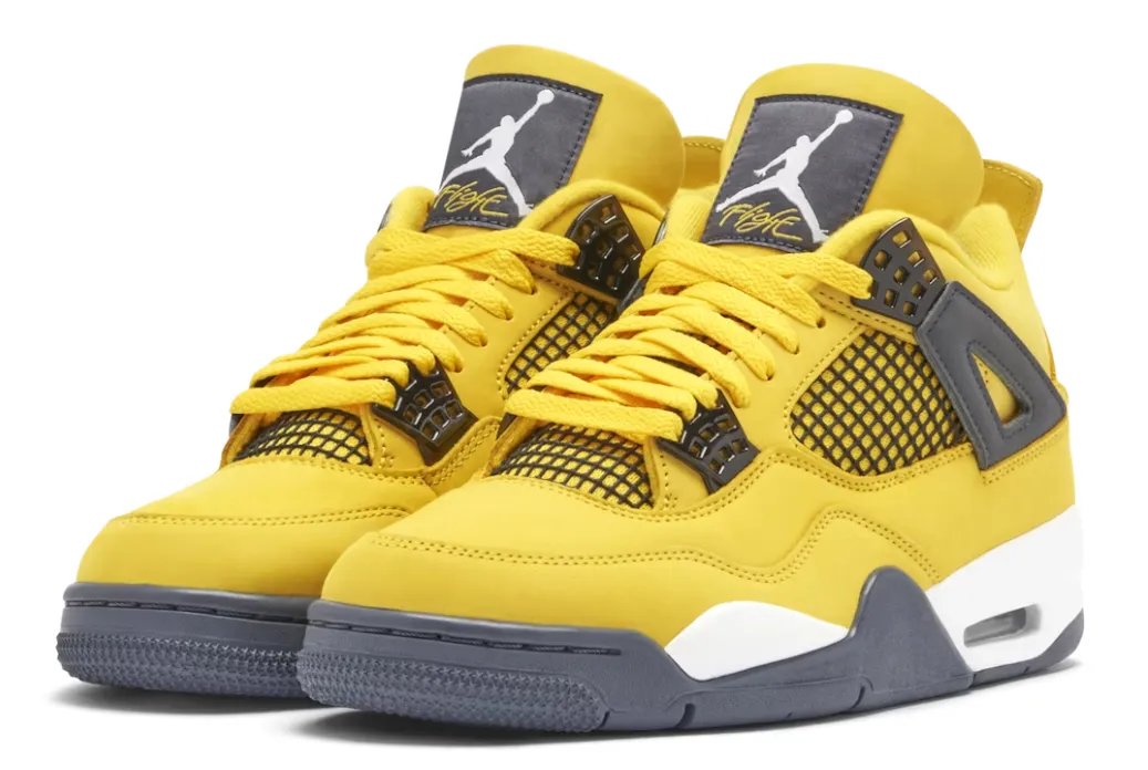 JORDAN 4 RETRO LIGHTNING GS 2021 Male Sneakers