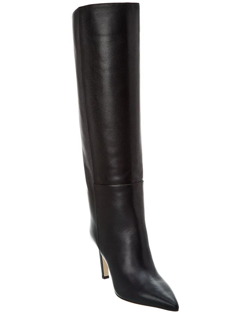 Jimmy Choo Alizze KB 85 Leather Knee-High Boot Baby Hiking Boots