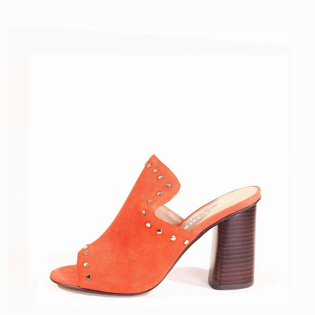 Block High Heel Amore Suede Mules