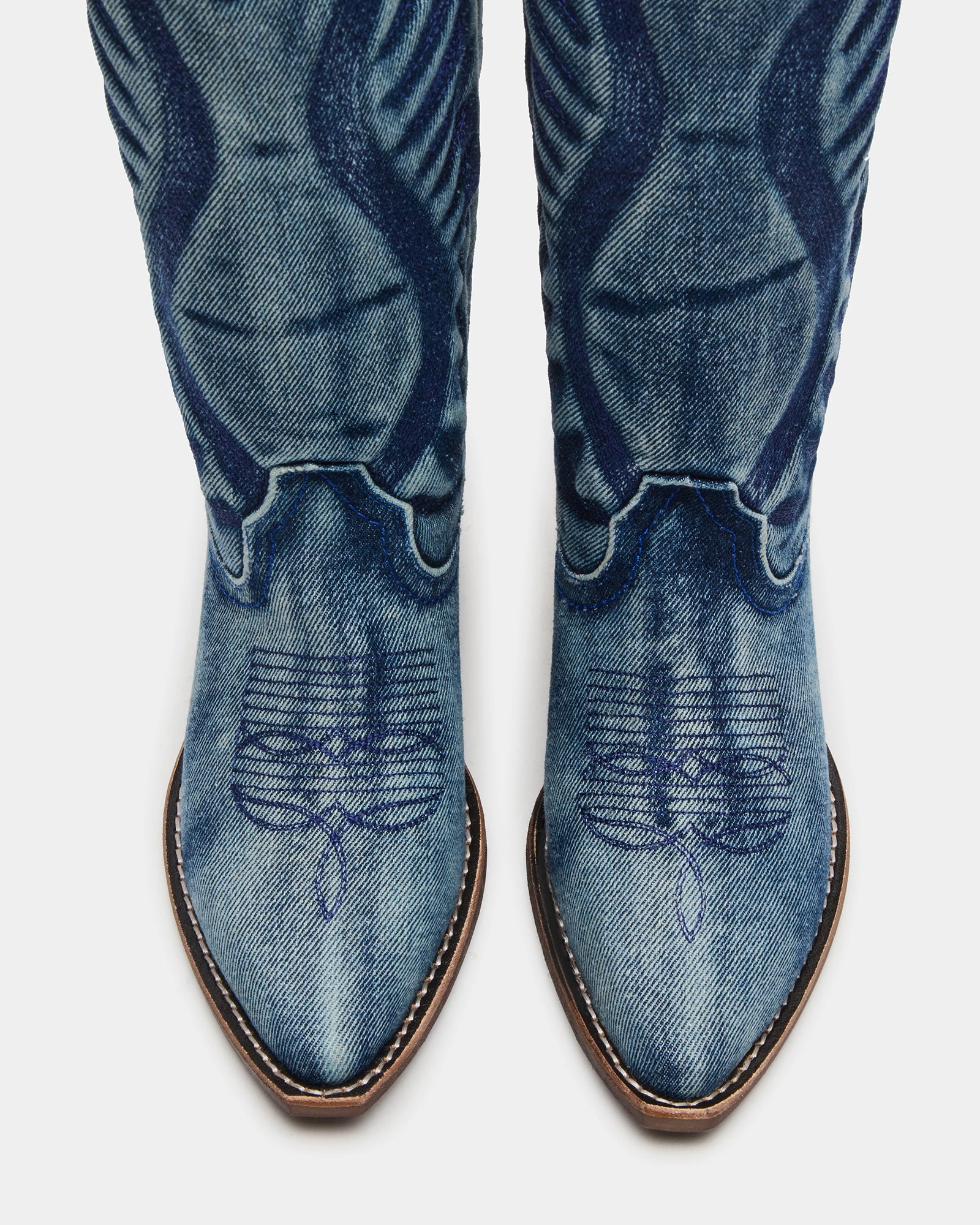 Chelsea Boots Waterproof ALBANY DENIM FABRIC WIDE CALF
