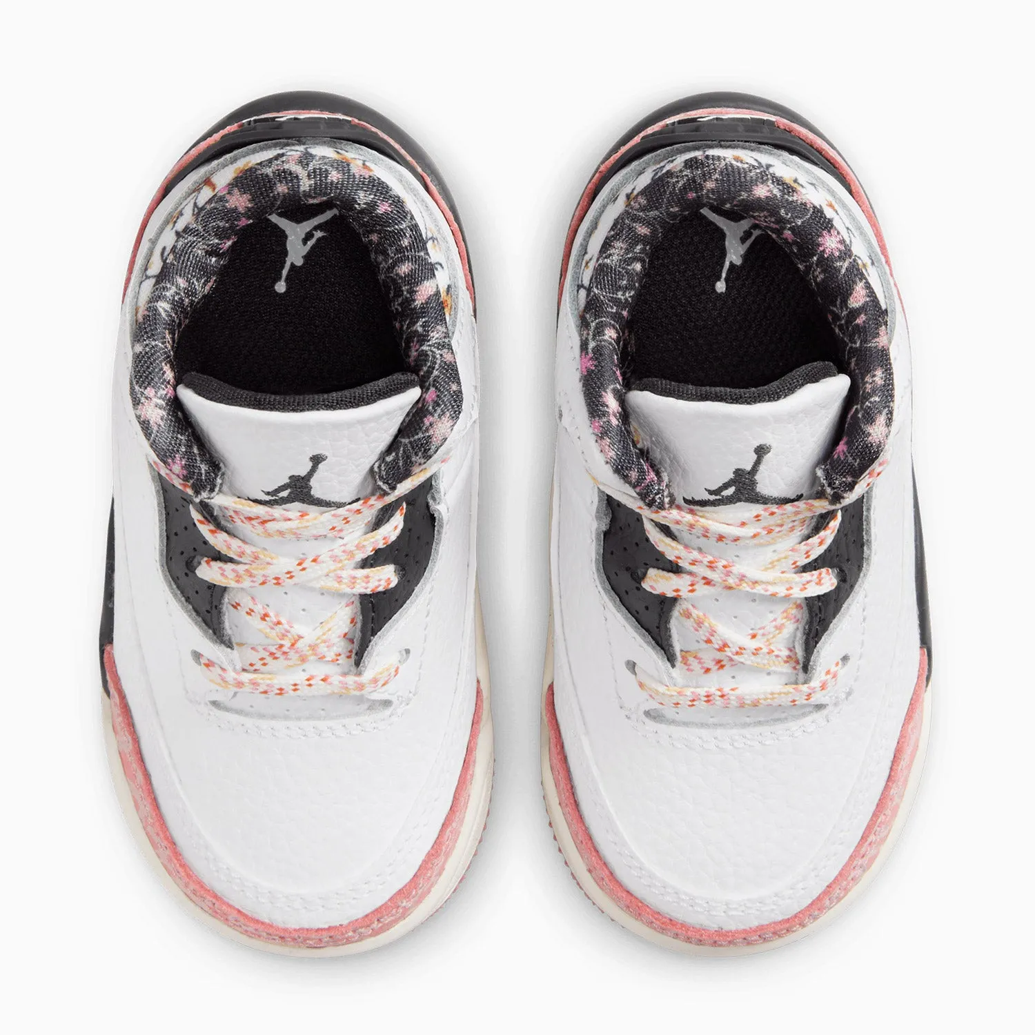 Kid's Air Jordan 3 Retro "Vintage Floral" Toddlers Sneakers Numbers