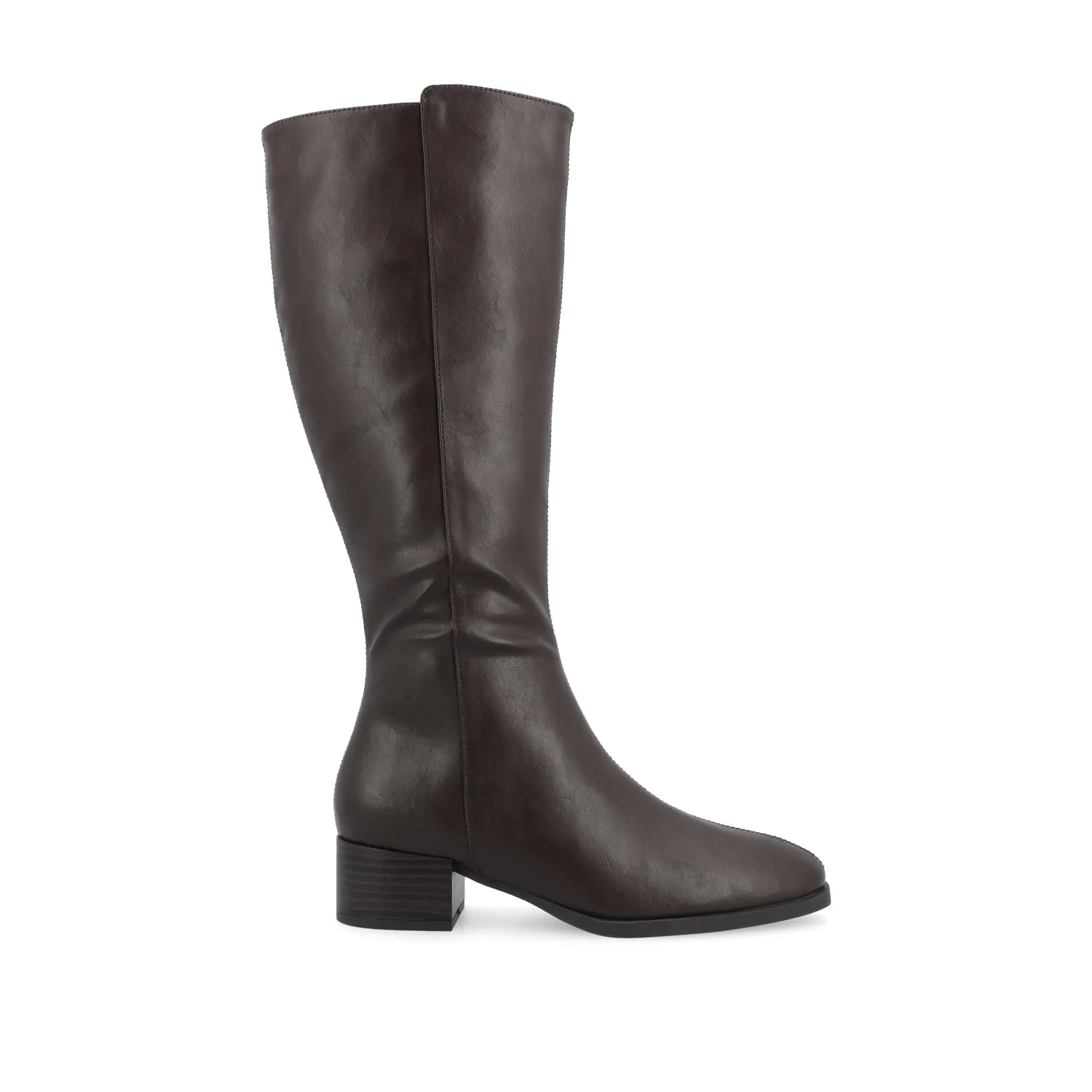 Real Leather Boots DEVRI KNEE HIGH BOOTS IN EXTRA WIDE CALF