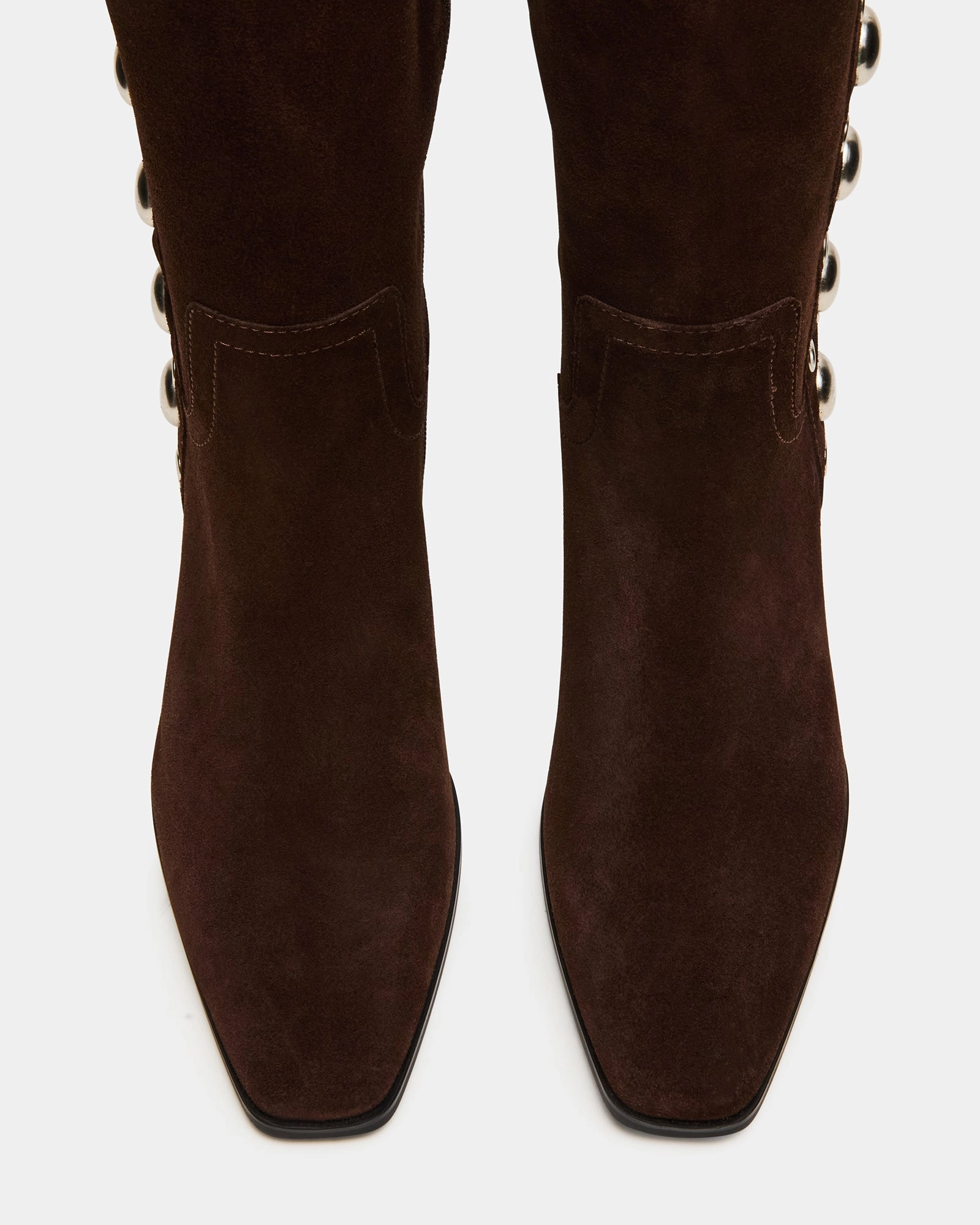 Thursday Boots Store DINGO BROWN SUEDE STUDS