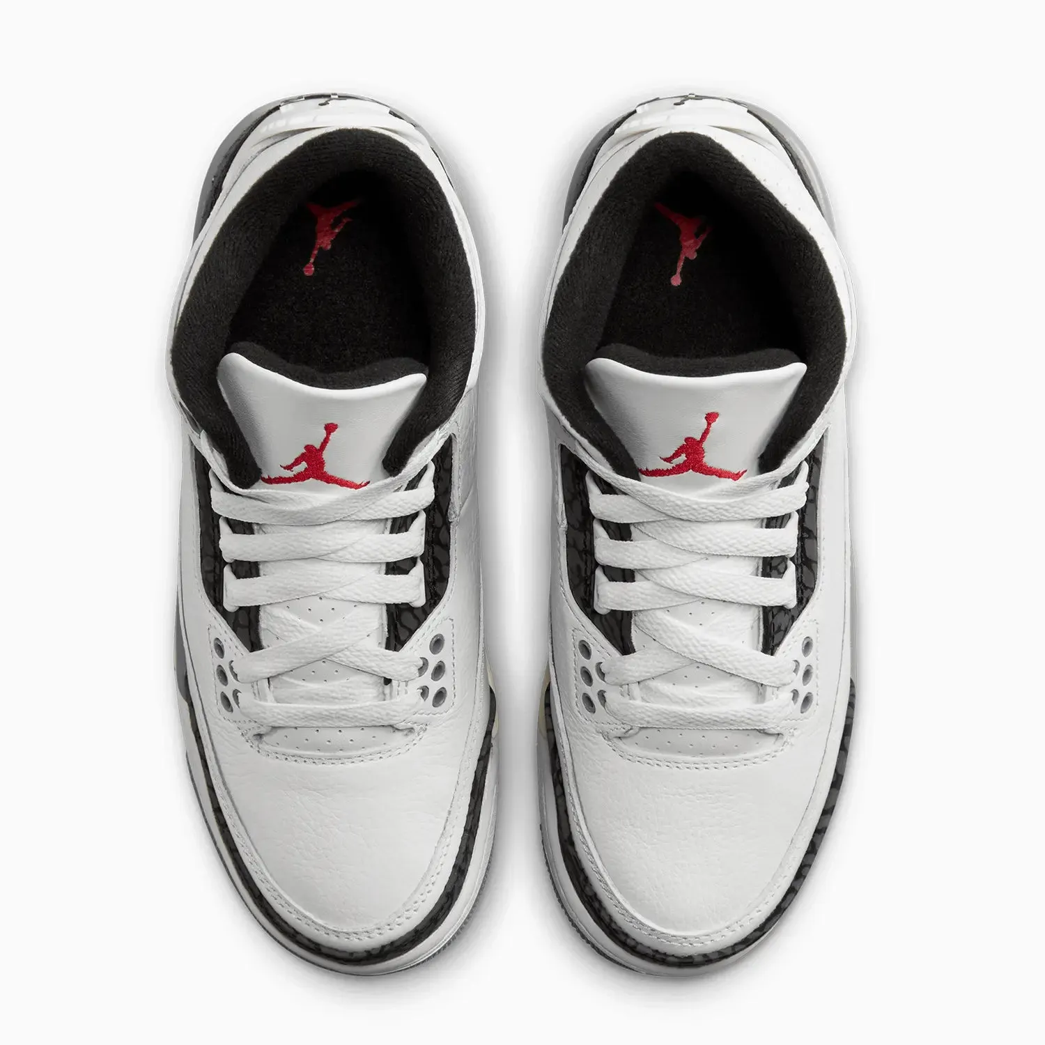 Kid's Air Jordan 3 Retro "Cement Grey" Grade School Beetlejuice Sneakers