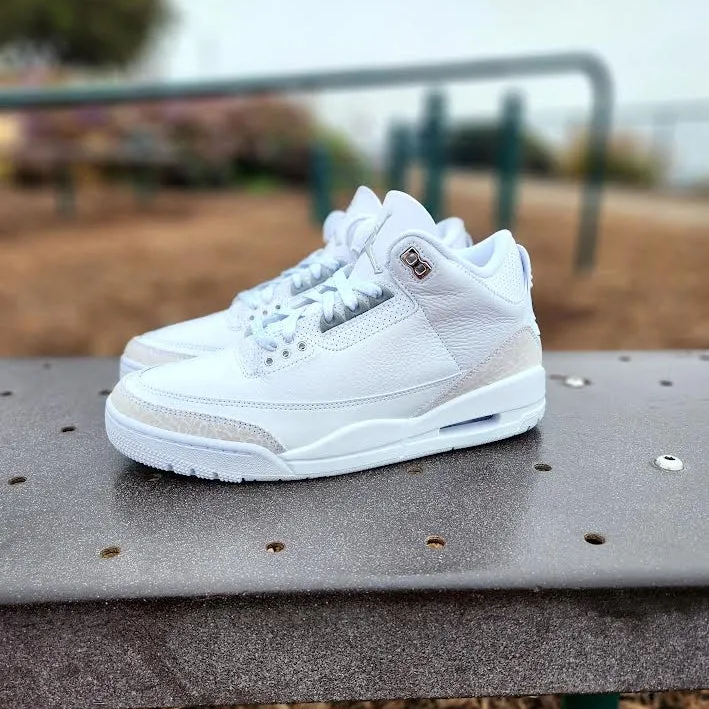 Air Jordan 3 Retro 'Pure Money' United Healthcare And Silver Sneakers