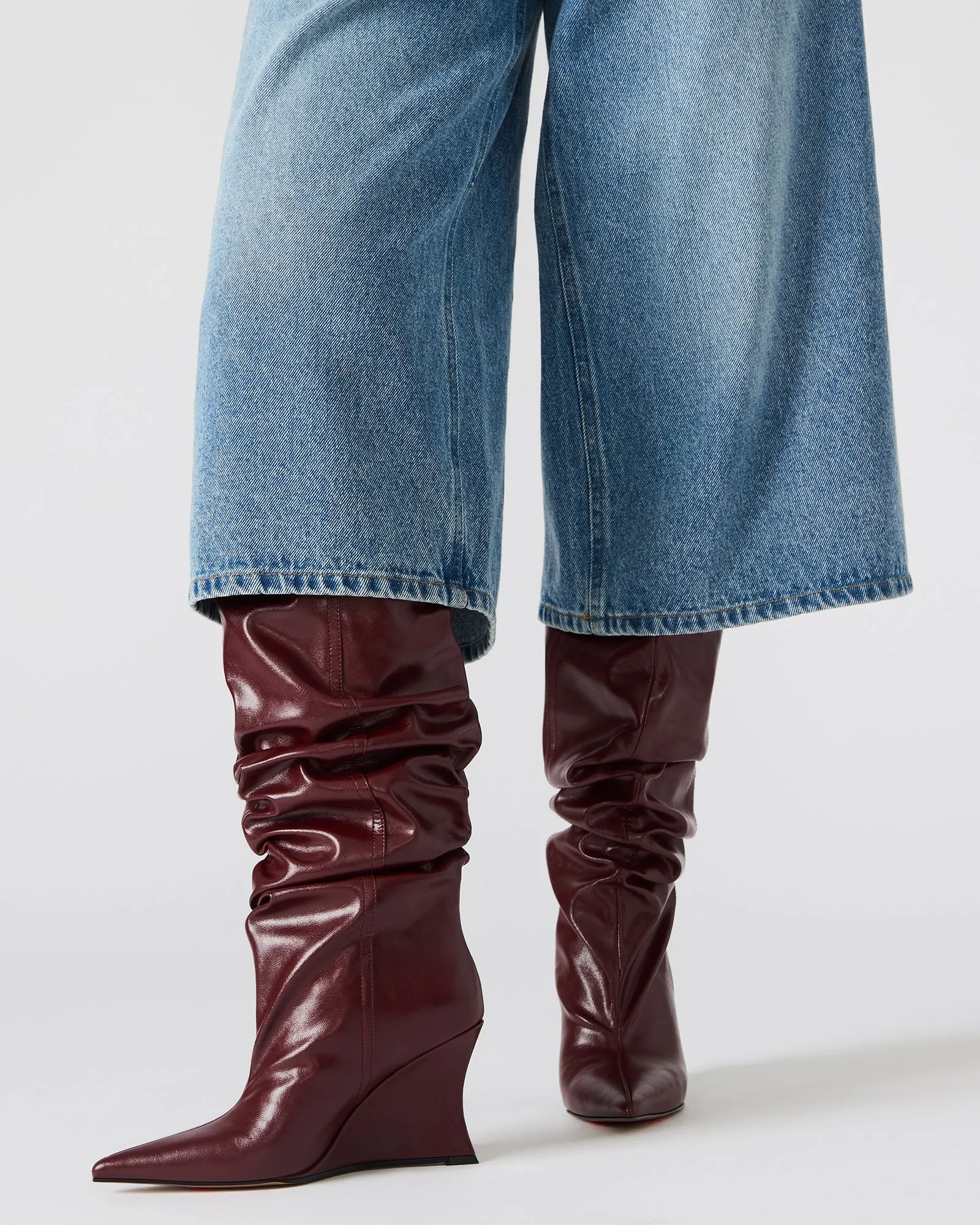 DISTORTION BURGUNDY Bike Riding Boots