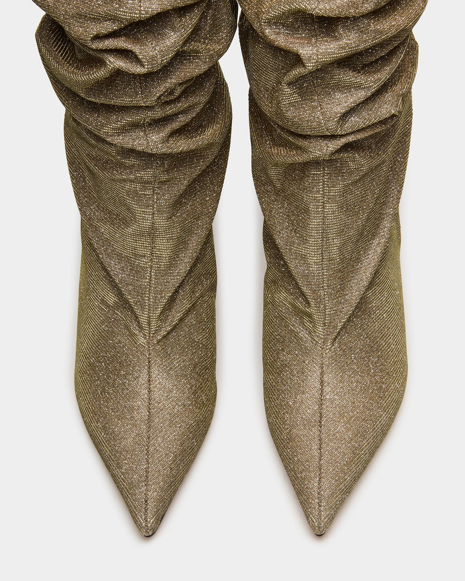 Alaia Boots DISTORTION GOLD GLITTER