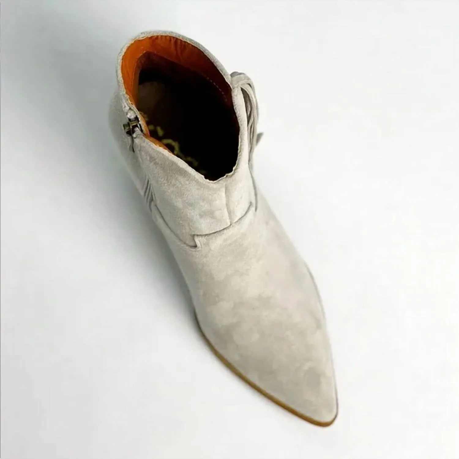 Dixie Fringe Booties In Grey Winter Boots Hiking Boots