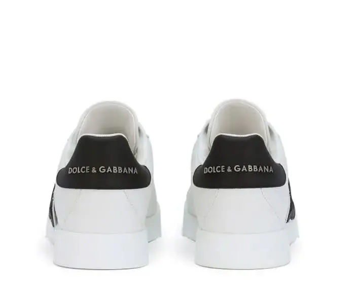 Dolce & Gabbana Portofino logo-tag leather sneakers Dress Shoes Like Sneakers