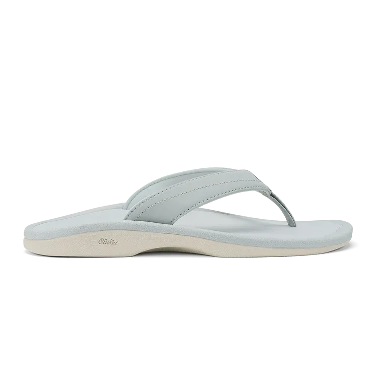 Olukai Women's Ohana Cloud Grey Cowboy Sandals