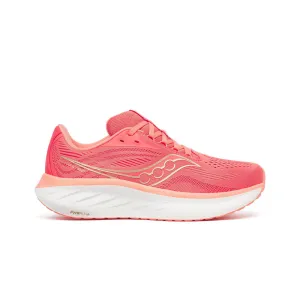 Formal Vs Casual Shoes Saucony | Women's Ride 18 Running Shoes - Coral/Salmon