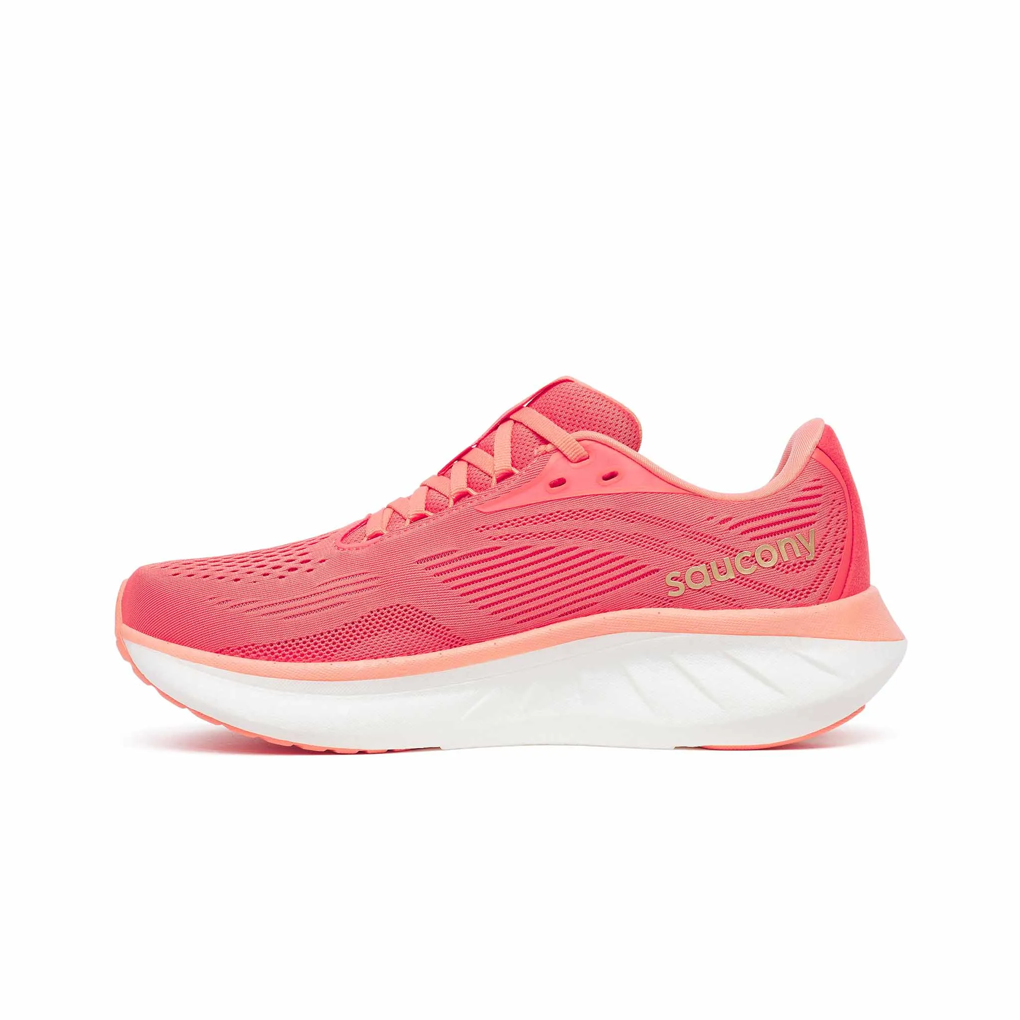 Saucony | Women's Ride 18 Running Shoes - Coral/Salmon Best Casual Shoes For Lifting