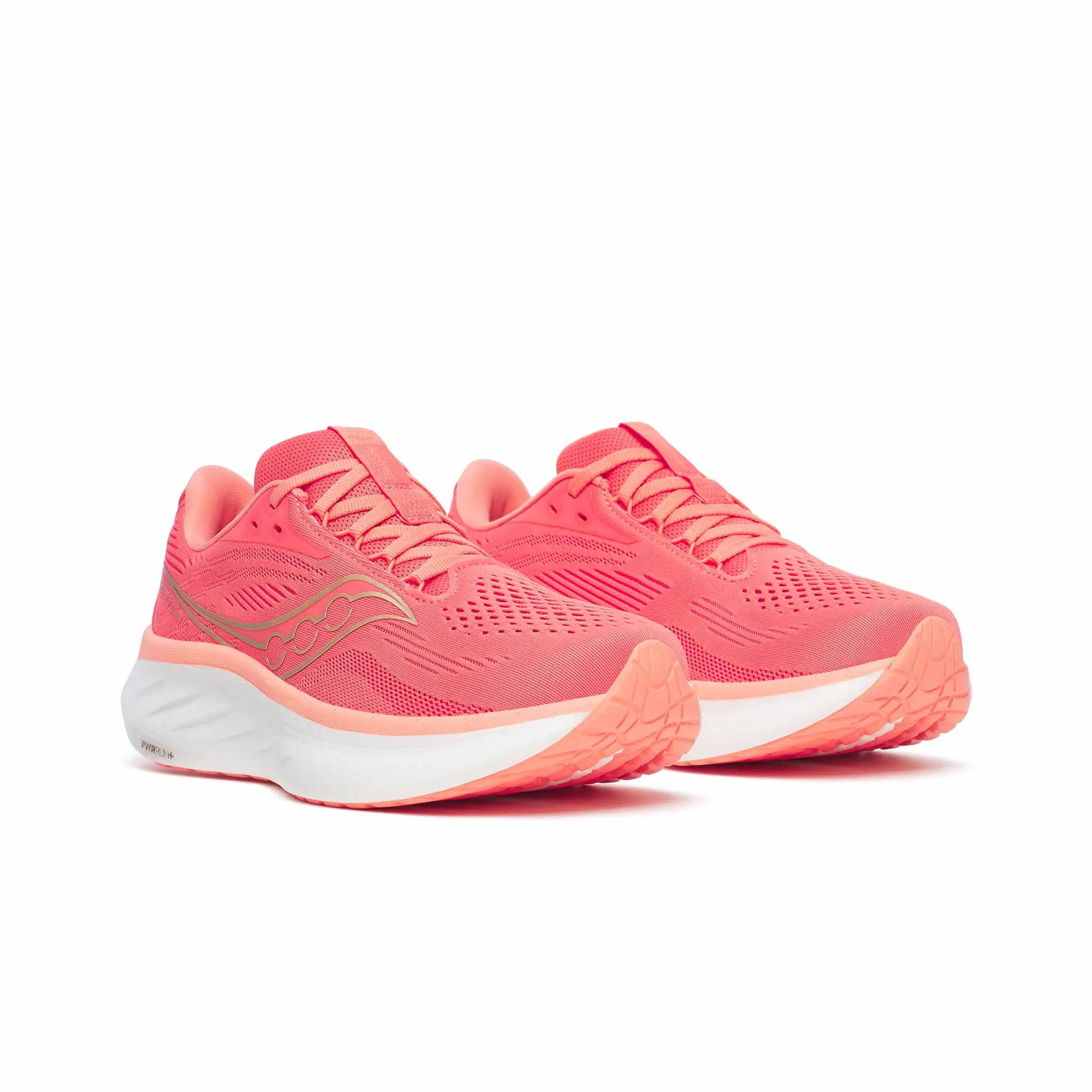 Saucony | Women's Ride 18 Running Shoes - Coral/Salmon Air Huarache City Low Casual Shoes