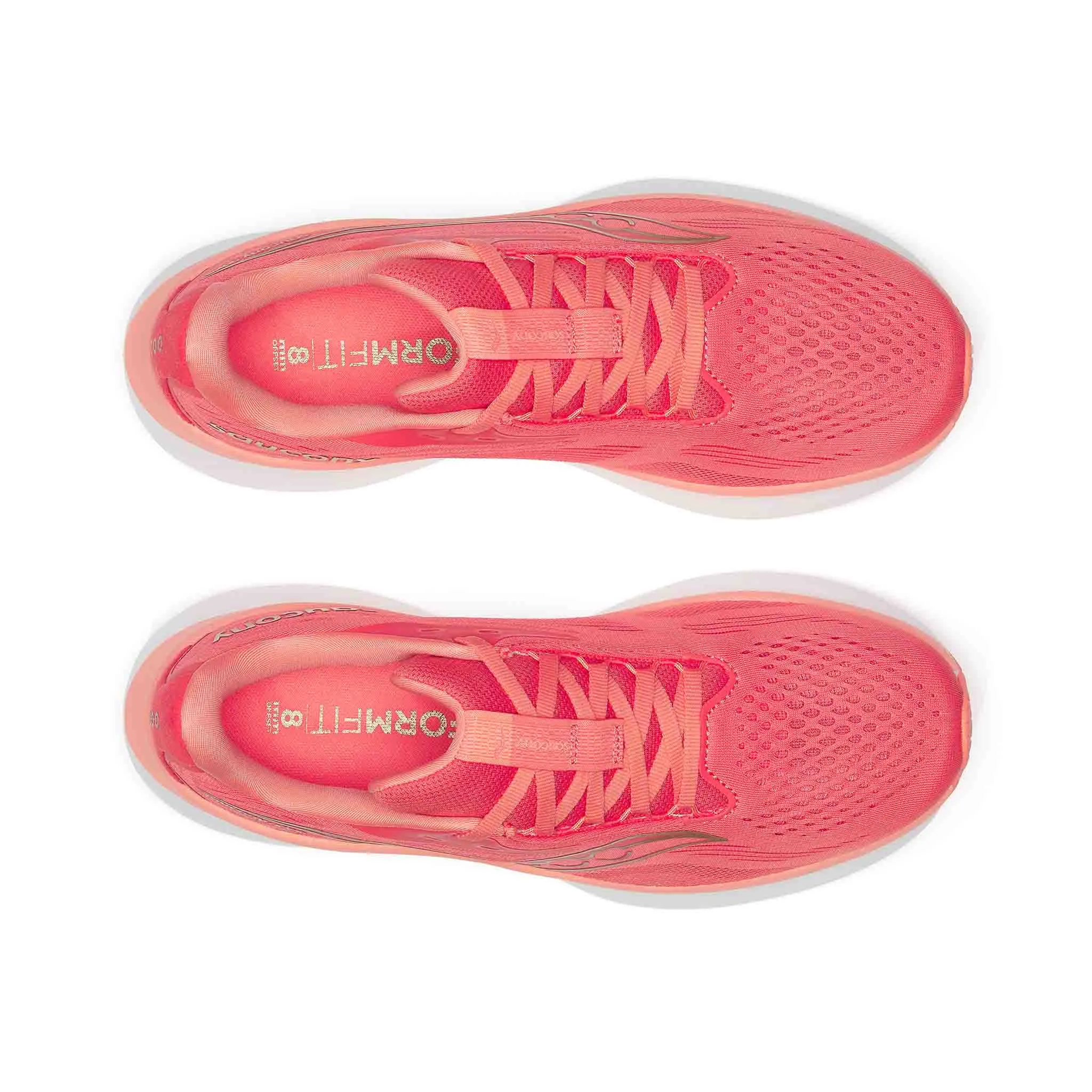 Toms Del Rey Casual Shoe Saucony | Women's Ride 18 Running Shoes - Coral/Salmon