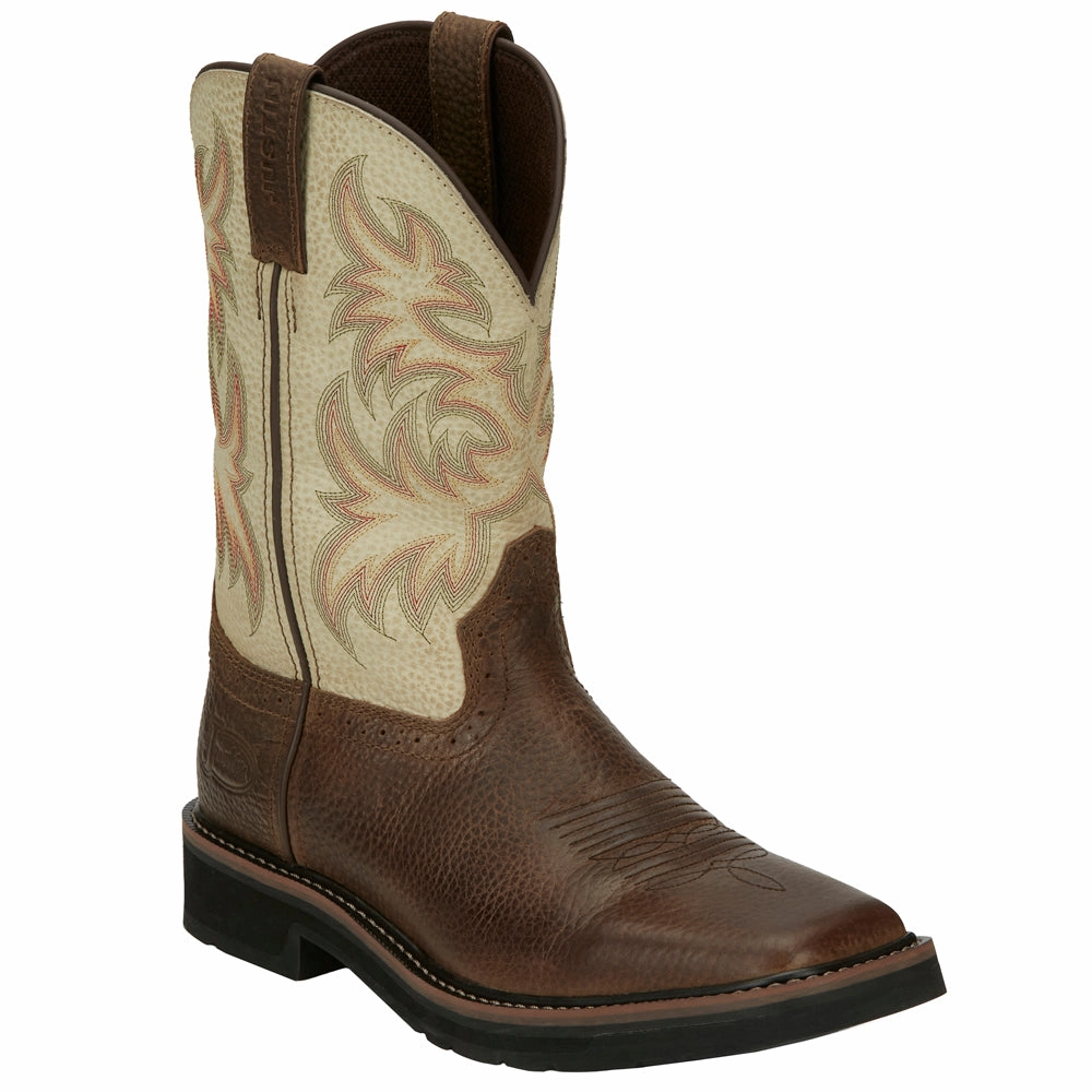 Driller 11 Inch Work Boots Thigh Heel Boots