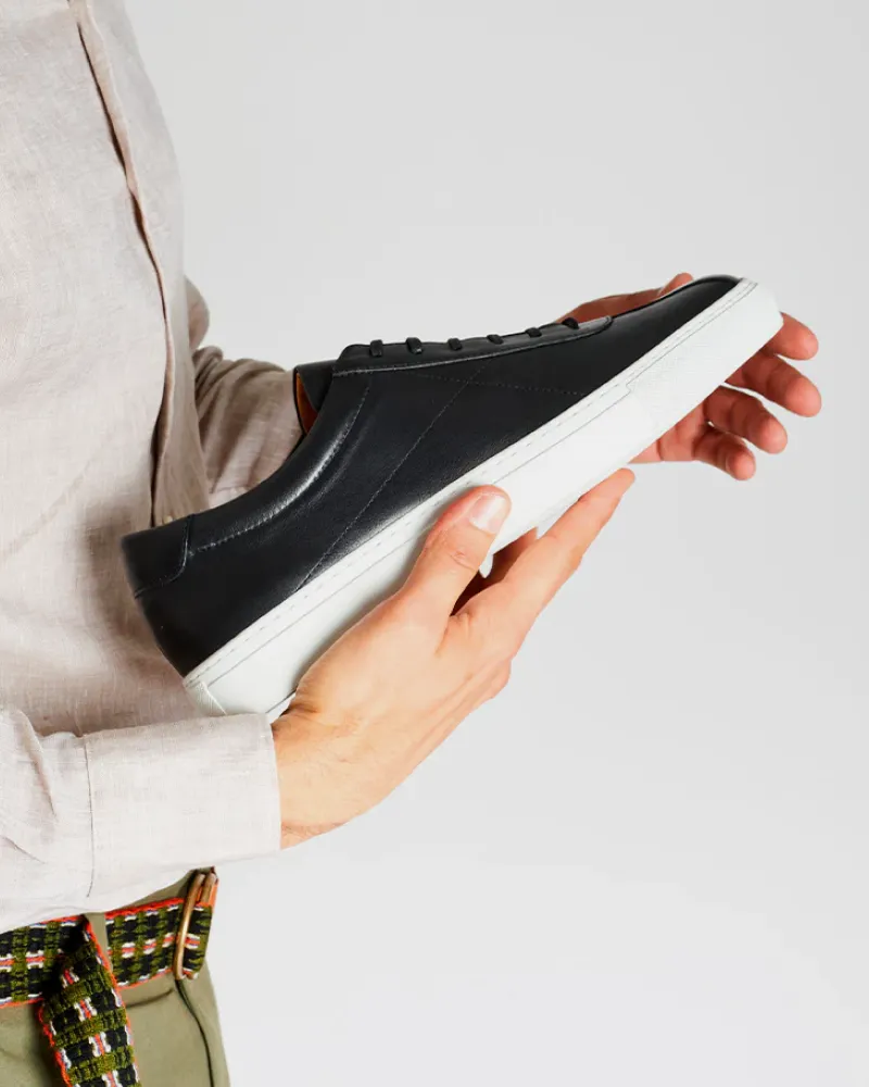 Woodland Corporate Casual Shoes Due - Nero - Ivory