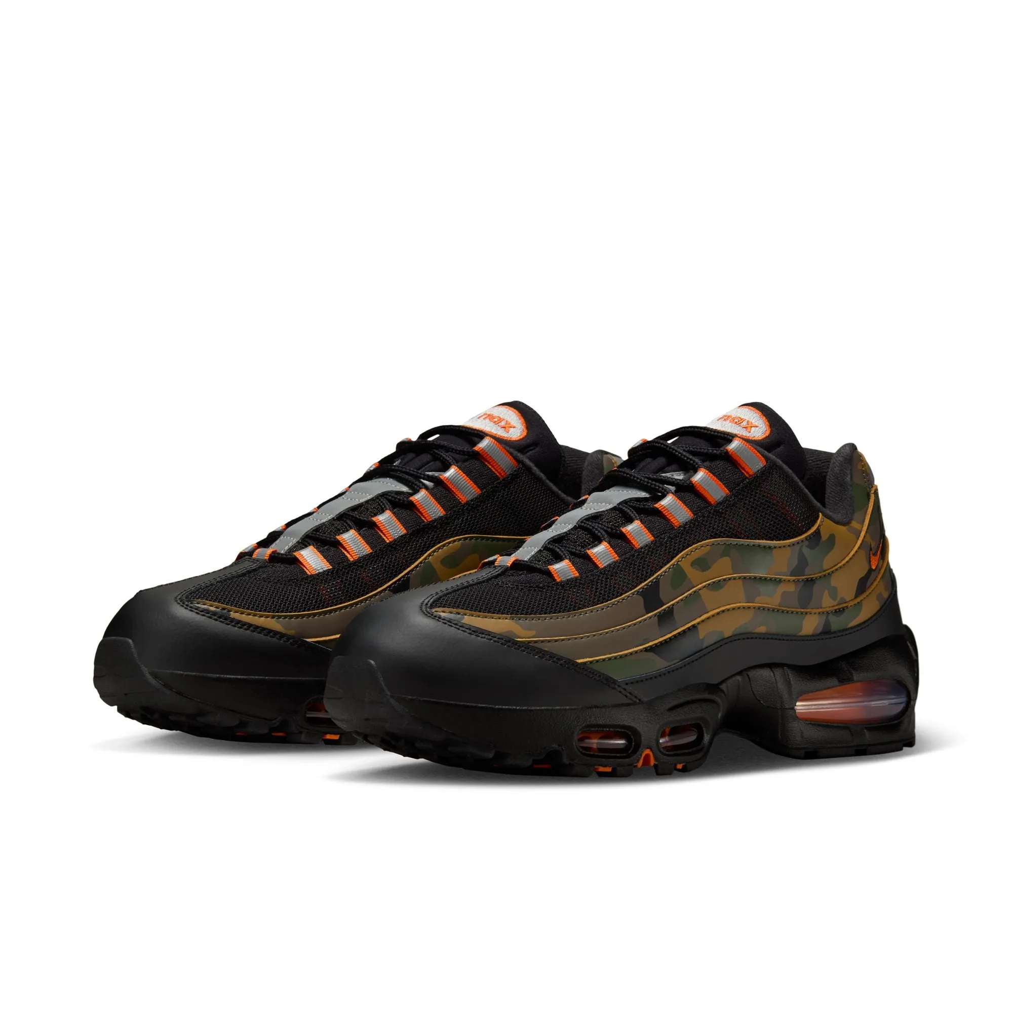 Nike Air Max 95 Men's Shoes Color: Black/safety Orange-metallic Silver HQ1973-001 Nike Shoes Neymar