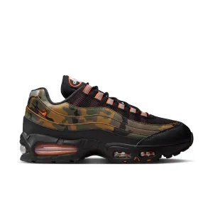 Nike Waffle Nav Shoes Nike Air Max 95 Men's Shoes Color: Black/safety Orange-metallic Silver HQ1973-001