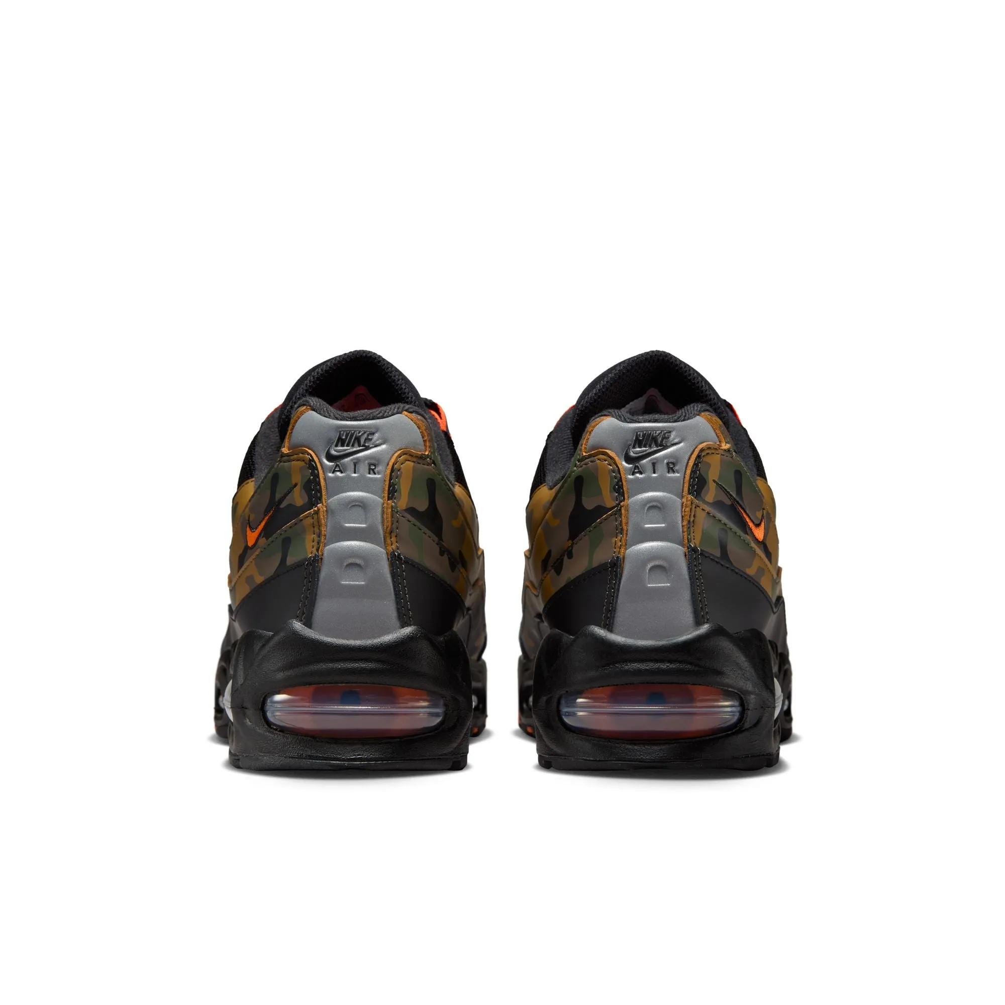 Tennis Nike Shoes Nike Air Max 95 Men's Shoes Color: Black/safety Orange-metallic Silver HQ1973-001