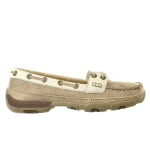 Twisted X Driving Moccasin Toe Casual Boat Shoes - Womens P-6000 Winterized Casual Shoes