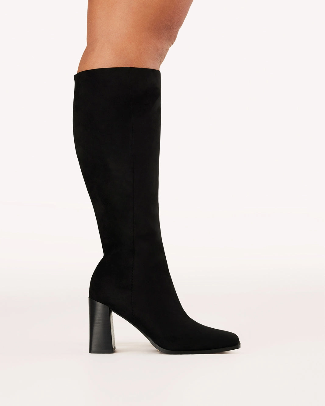 Boots Go CASTON EXTENDED CURVE - BLACK SUEDE
