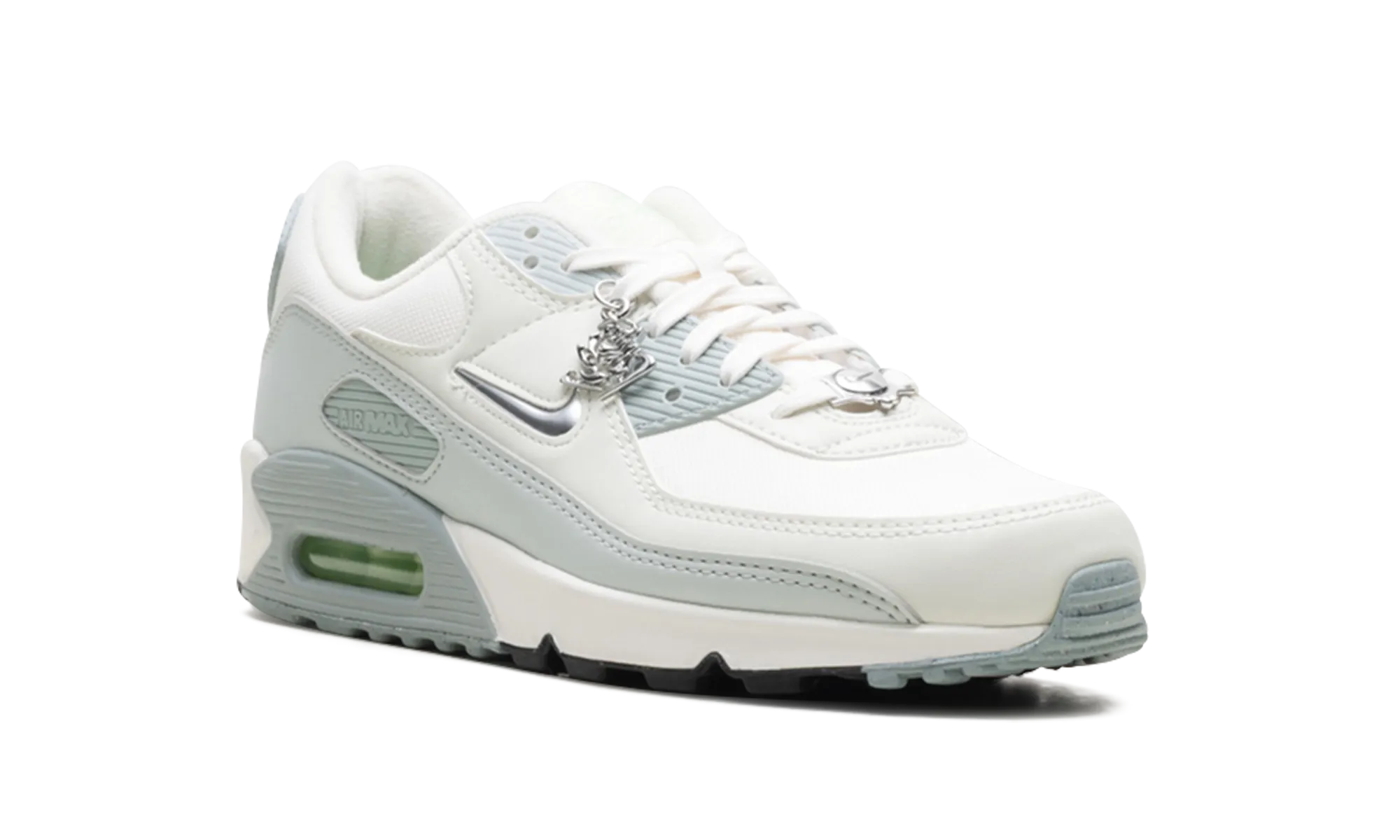 Nike On Sale Running Shoes Air Max 90 WMNS "Silver"
